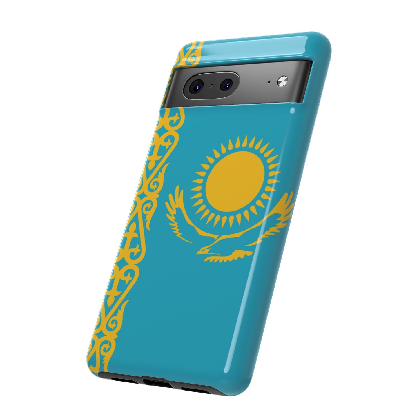 Kazakhstan Flag Phone Case | iPhone 15 Plus/ Pro, 14, 13, 12| Google Pixel 7, Pro, 5| Samsung Galaxy S23 All Major Phone Models