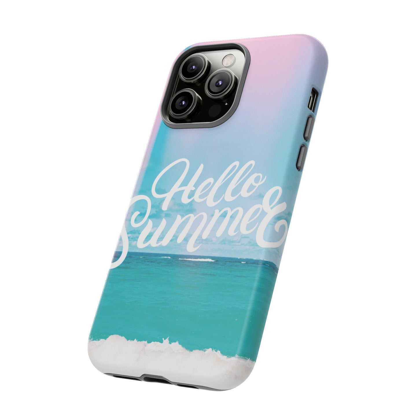 Hello Summer Wallpaper Phone Case | iPhone 15 Plus/ Pro, 14, 13, 12| Google Pixel 7, Pro, 5| Samsung Galaxy S23 All Major Phone Models