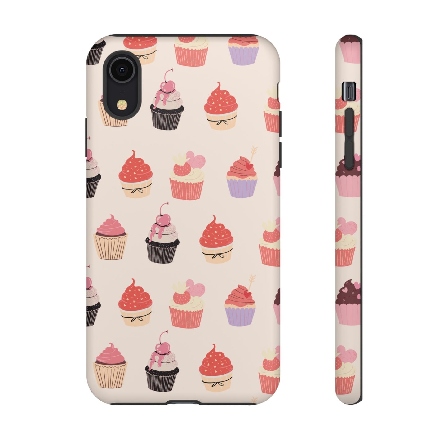 Cupcake Collage Wallpaper Phone Case | iPhone 15 Plus/ Pro, 14, 13, 12| Google Pixel 7, Pro, 5| Samsung Galaxy S23 All Major Phone Models