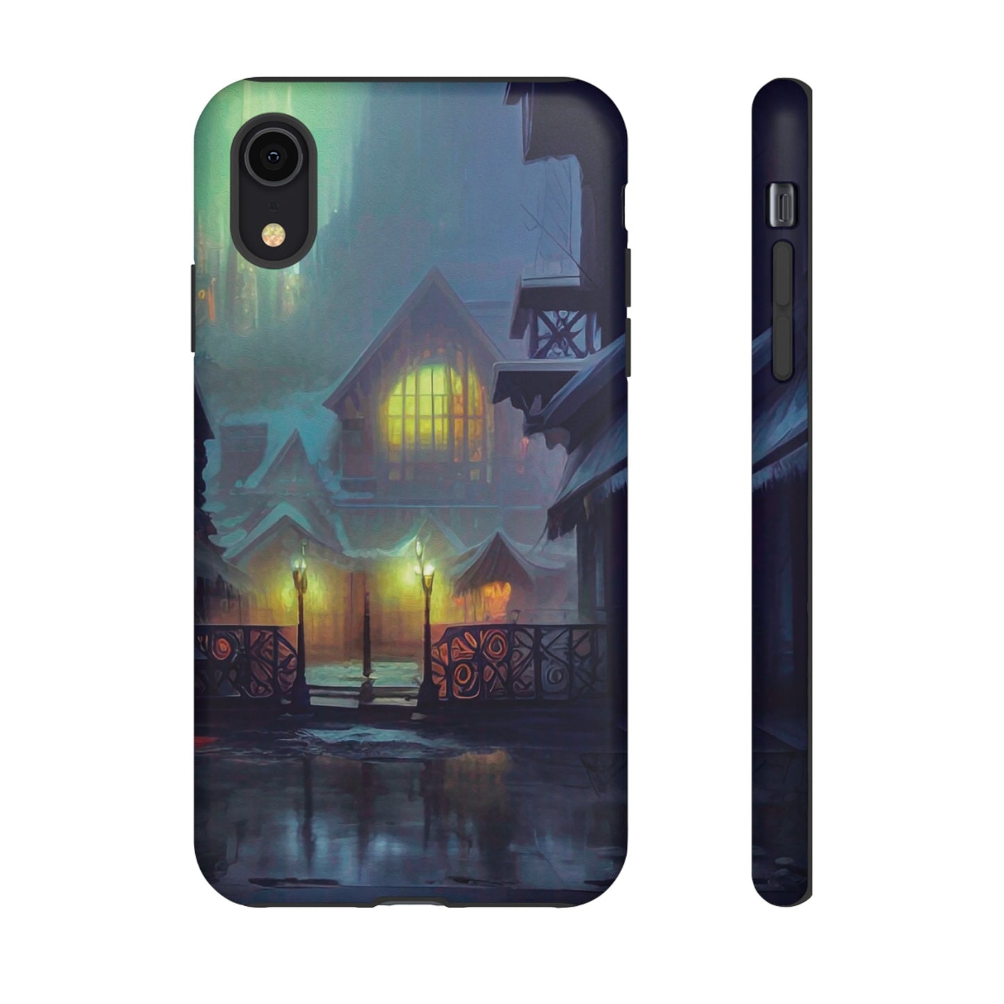 Cottage at Night Wallpaper Phone Case | iPhone 15 Plus/ Pro, 14, 13, 12| Google Pixel 7, Pro, 5| Samsung Galaxy S23 All Major Phone Models