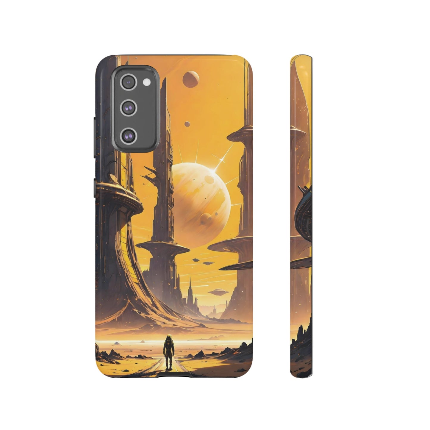 Distant Planets Sci Fi Wallpaper Phone Case | iPhone 15 Plus/ Pro, 14, 13, 12| Google Pixel 7, Pro, 5| Samsung Galaxy S23 All Major Phone Models