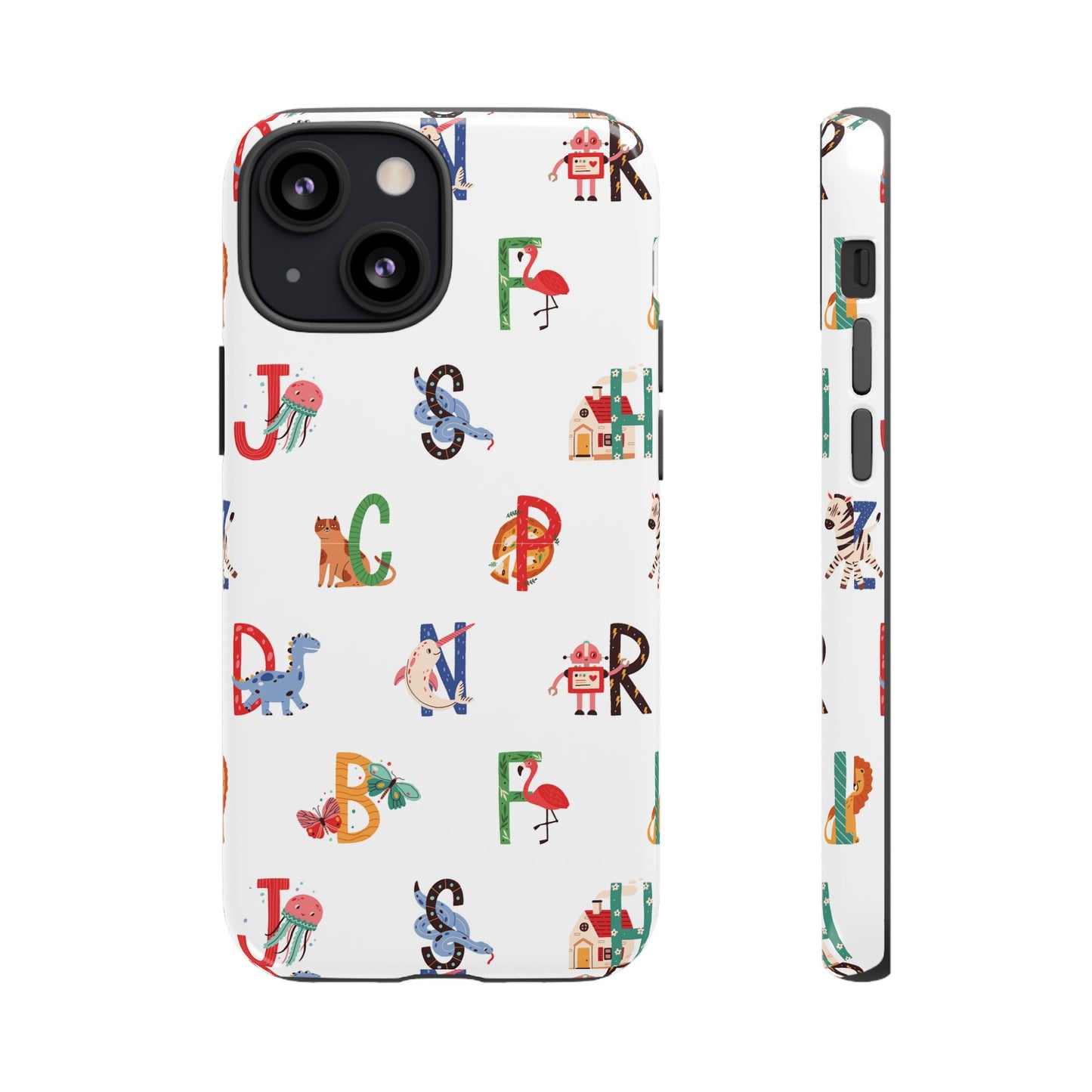 Alphabet Wallpaper Phone Case| iPhone 15 Plus/ Pro, 14, 13, 12| Google Pixel 7, Pro, 5| Samsung Galaxy S23 All Major Phone Models