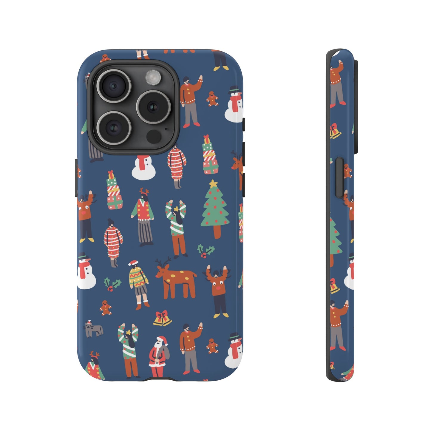 Christmas Party Wallpaper Phone Case | iPhone 15 Plus/ Pro, 14, 13, 12| Google Pixel 7, Pro, 5| Samsung Galaxy S23 All Major Phone Models