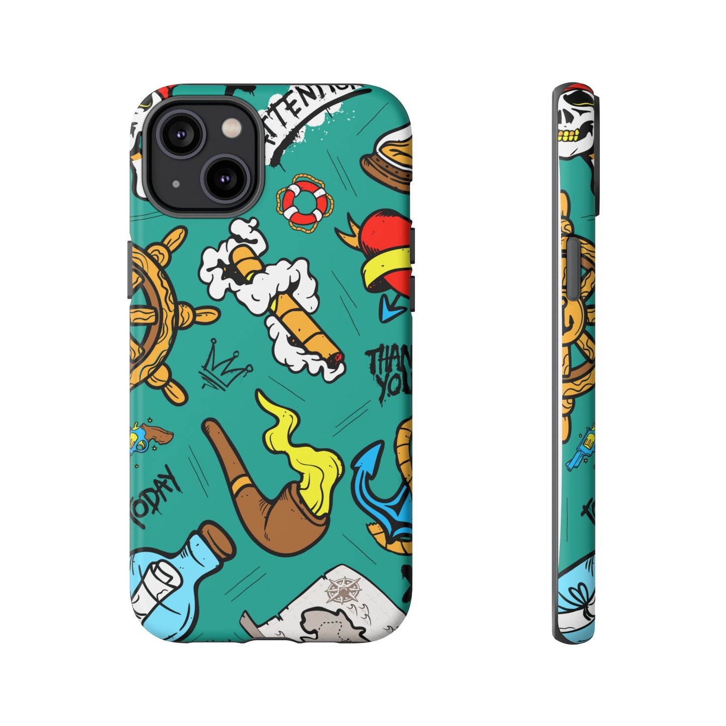 Pirate Wallpaper Phone Case | iPhone 15 Plus/ Pro, 14, 13, 12| Google Pixel 7, Pro, 5| Samsung Galaxy S23 All Major Phone Models