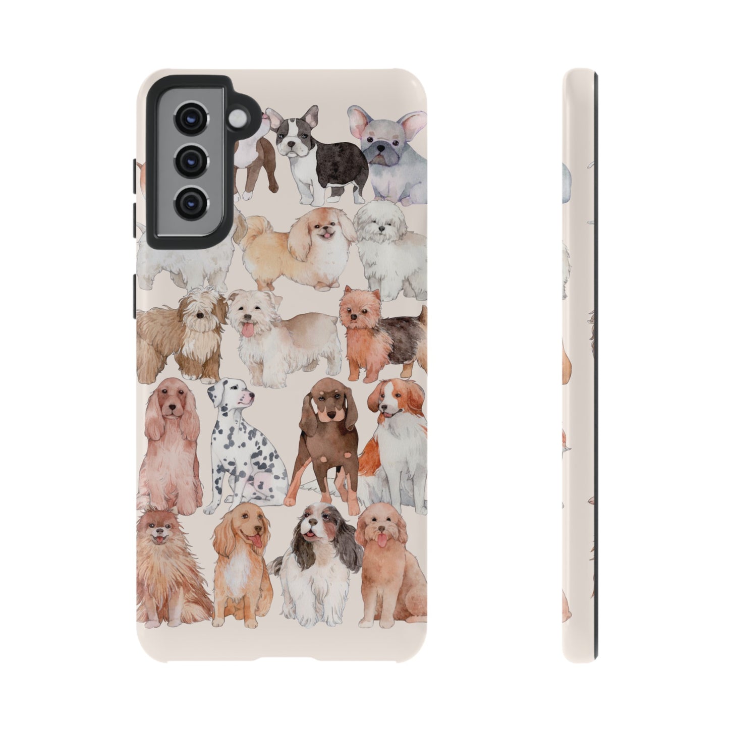 Dog Collage Wallpaper Phone Case | iPhone 15 Plus/ Pro, 14, 13, 12| Google Pixel 7, Pro, 5| Samsung Galaxy S23 All Major Phone Models