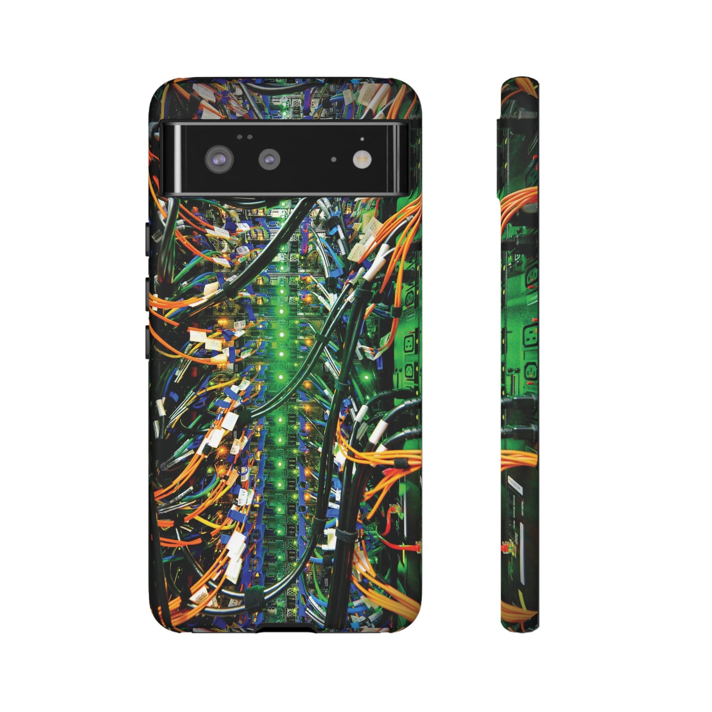 Green Computer Circuitboard Wallpaper Phone Case | iPhone 15 Plus/ Pro, 14, 13, 12| Google Pixel 7, Pro, 5| Samsung Galaxy S23 All Major Phone Models