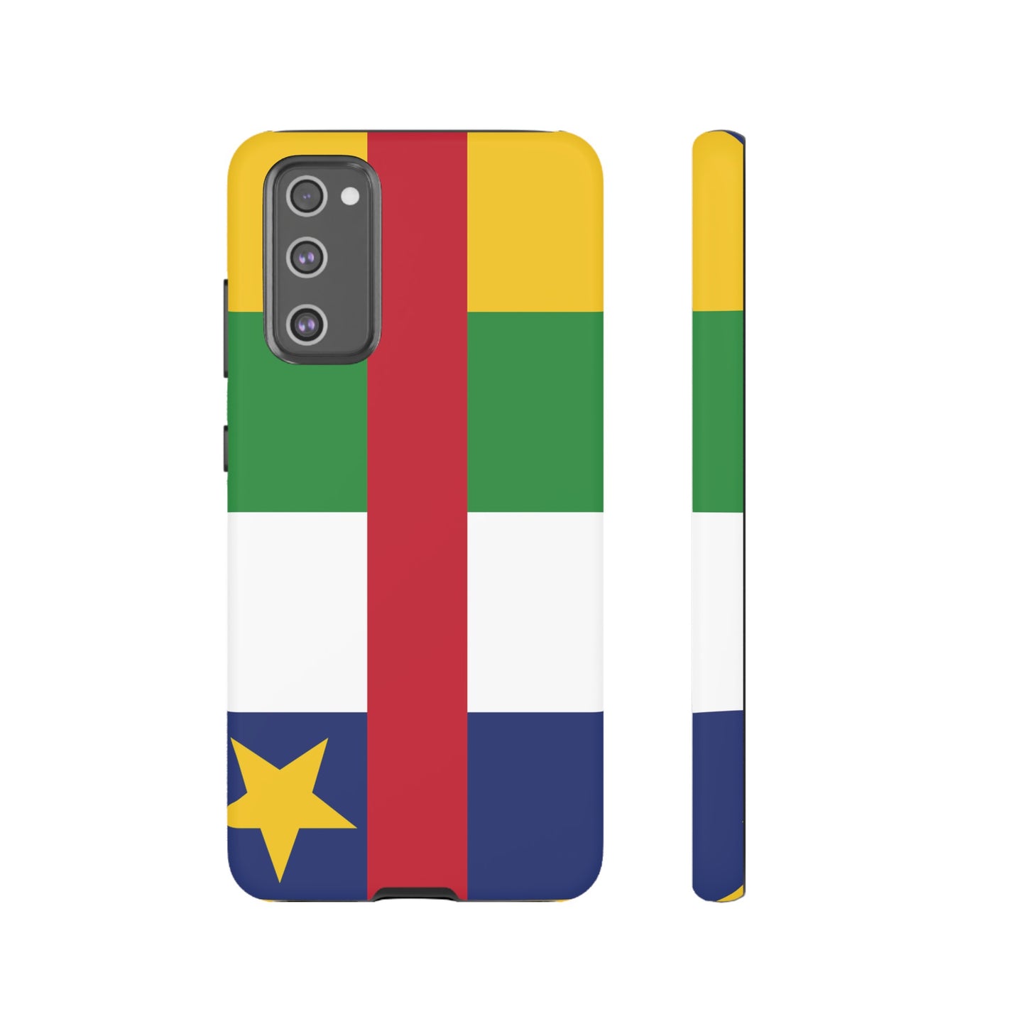 Central African Republic Flag Phone Case | iPhone 15 Plus/ Pro, 14, 13, 12| Google Pixel 7, Pro, 5| Samsung Galaxy S23 All Major Phone Models