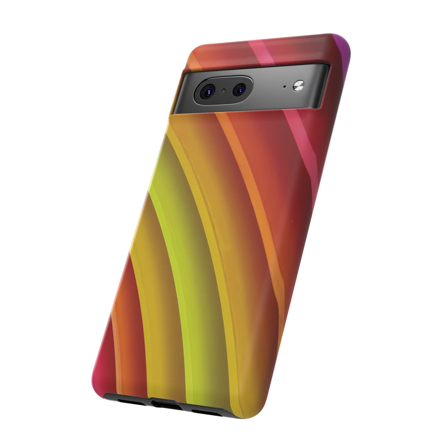 Curved Colourful Wallpaper Phone Case | iPhone 15 Plus/ Pro, 14, 13, 12| Google Pixel 7, Pro, 5| Samsung Galaxy S23 All Major Phone Models