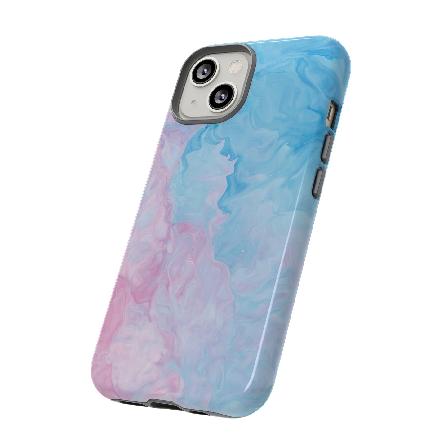 Splash of Blue & Pink Wallpaper Phone Case |iPhone 15 Plus/ Pro, 14, 13, 12|Google Pixel 7, Pro, 5|Samsung Galaxy S23 All Major Phone Models