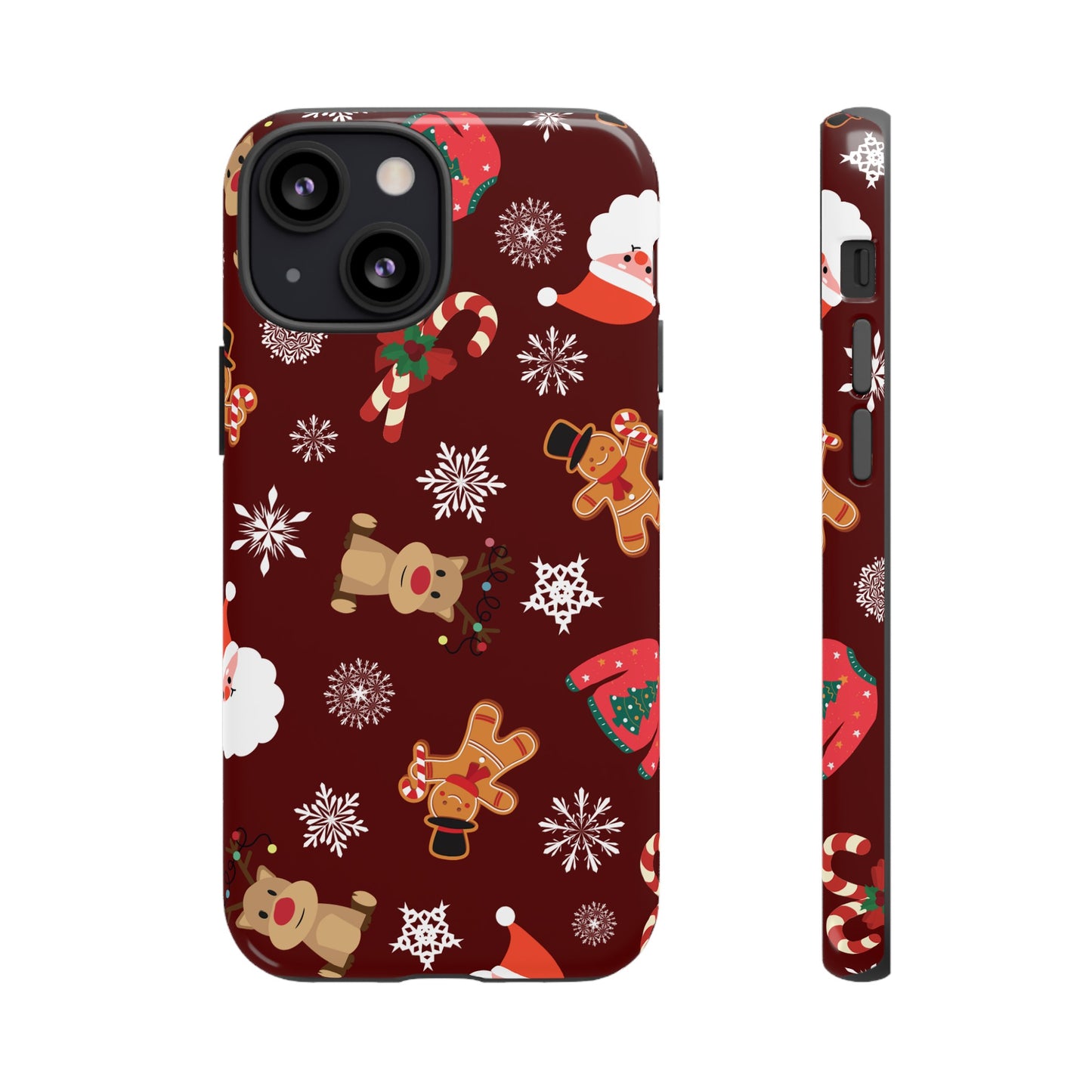 Festive Christmas Wallpaper Phone Case | iPhone 15 Plus/ Pro, 14, 13, 12| Google Pixel 7, Pro, 5| Samsung Galaxy S23 All Major Phone Models