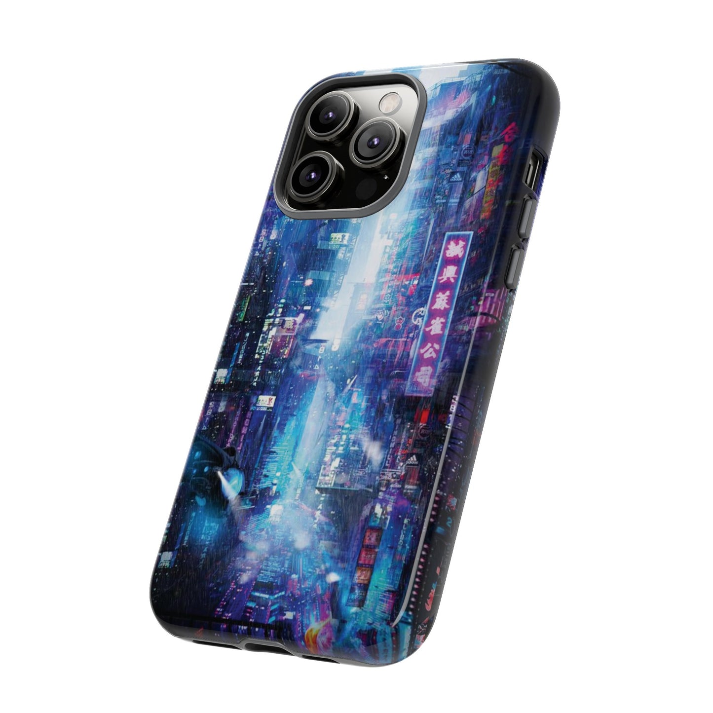 Night Life Futuristic City Wallpaper Phone Case | iPhone 15 Plus/ Pro, 14, 13, 12| Google Pixel 7, Pro, 5| Samsung Galaxy S23 All Major Phone Models