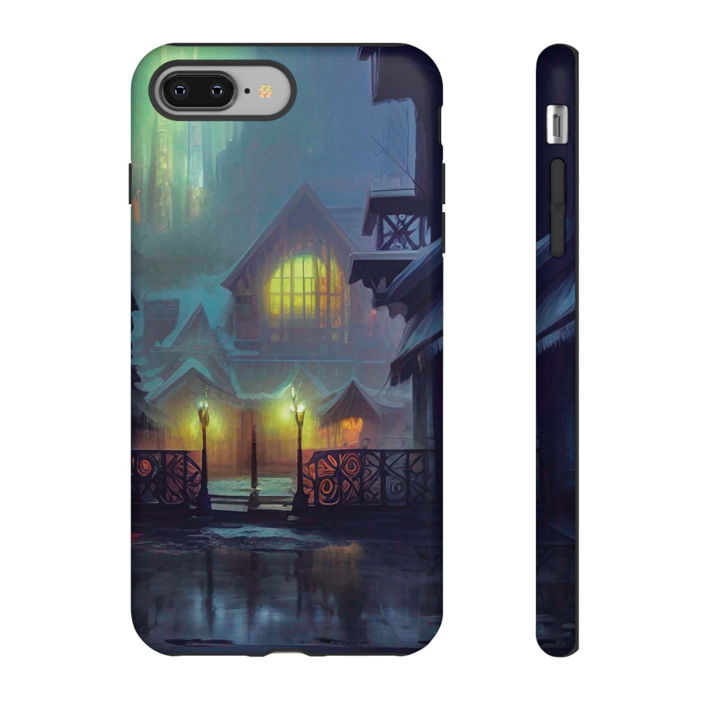 Cottage at Night Wallpaper Phone Case | iPhone 15 Plus/ Pro, 14, 13, 12| Google Pixel 7, Pro, 5| Samsung Galaxy S23 All Major Phone Models