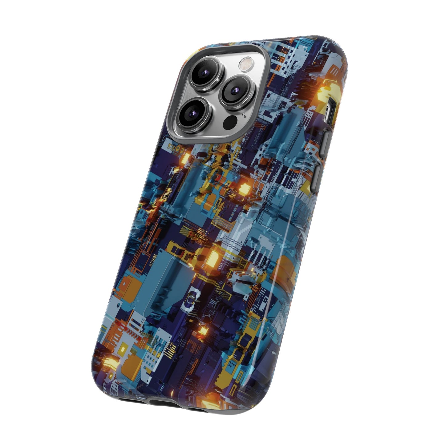 Computer Circuit Board Wallpaper Phone Case | iPhone 15 Plus/ Pro, 14, 13, 12| Google Pixel 7, Pro, 5| Samsung Galaxy S23 All Major Phone Models