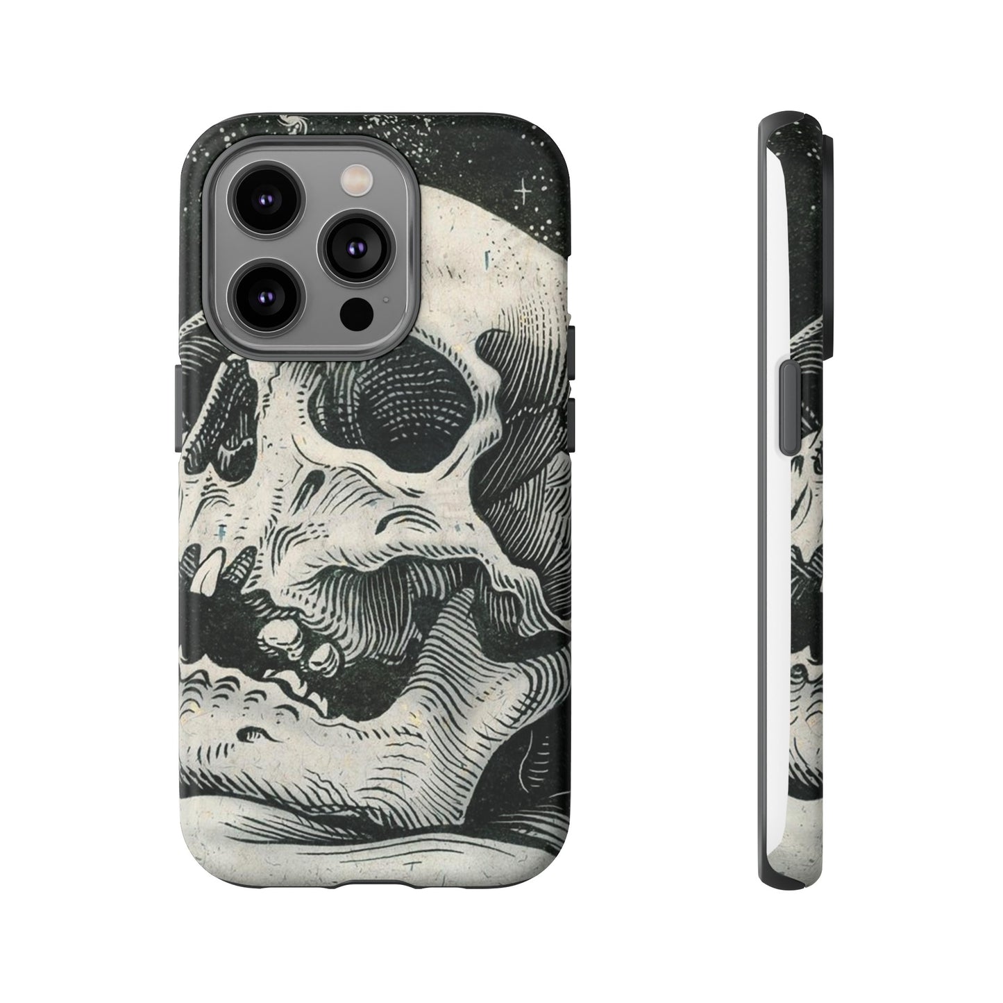 Skull Wallpaper Phone Case | iPhone 15 Plus/ Pro, 14, 13, 12| Google Pixel 7, Pro, 5| Samsung Galaxy S23 All Major Phone Models