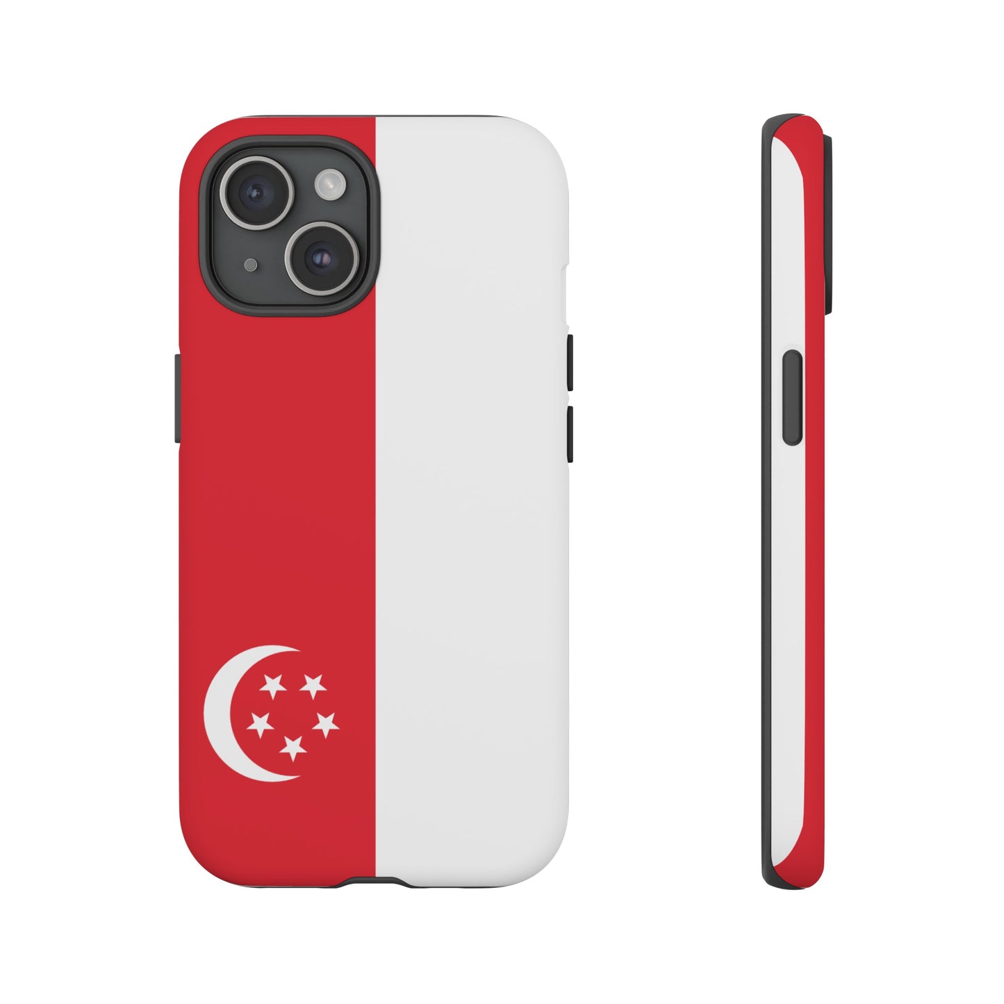 Singapore Flag Phone Case | iPhone 15 Plus/ Pro, 14, 13, 12| Google Pixel 7, Pro, 5| Samsung Galaxy S23 All Major Phone Models