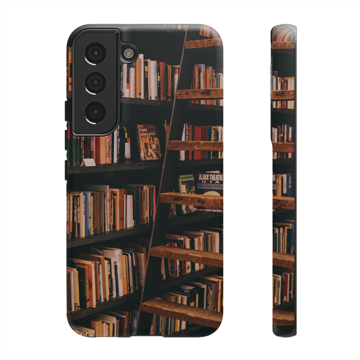 Bookcase Wallpaper Phone Case | iPhone 15 Plus/ Pro, 14, 13, 12| Google Pixel 7, Pro, 5| Samsung Galaxy S23 All Major Phone Models