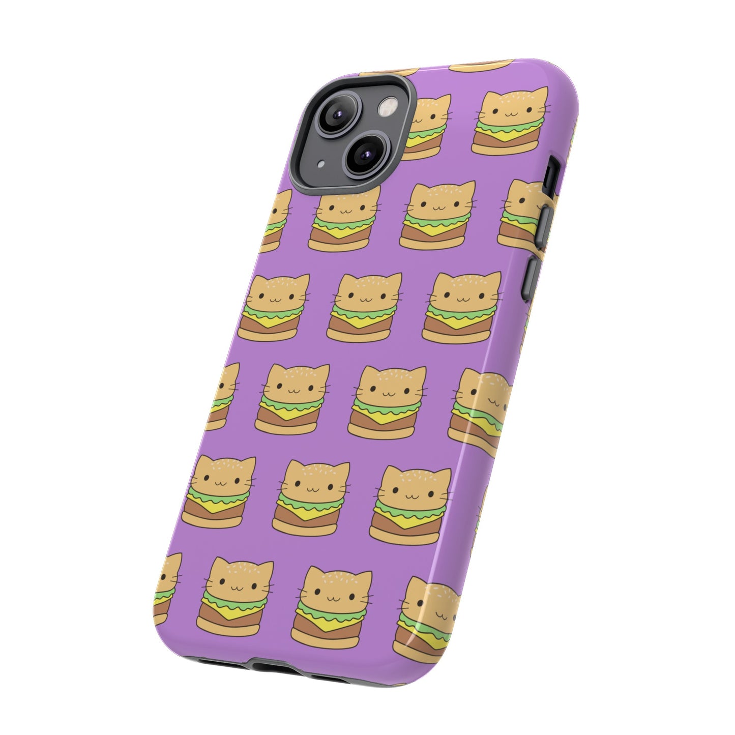 Cat Burger Phone Case | iPhone 15 Plus/ Pro, 14, 13, 12| Google Pixel 7, Pro, 5| Samsung Galaxy S23 All Major Phone Models