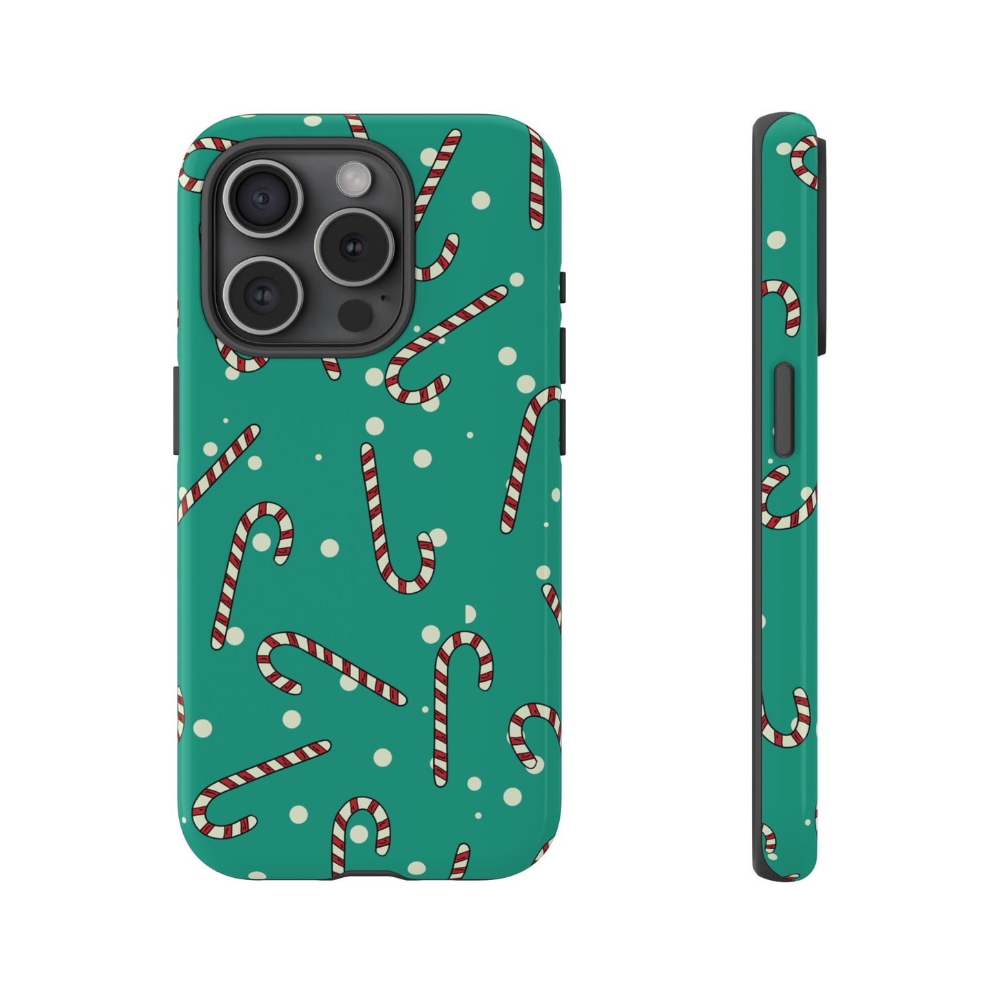 Candycane Wallpaper Phone Case | iPhone 15 Plus/ Pro, 14, 13, 12| Google Pixel 7, Pro, 5| Samsung Galaxy S23 All Major Phone Models