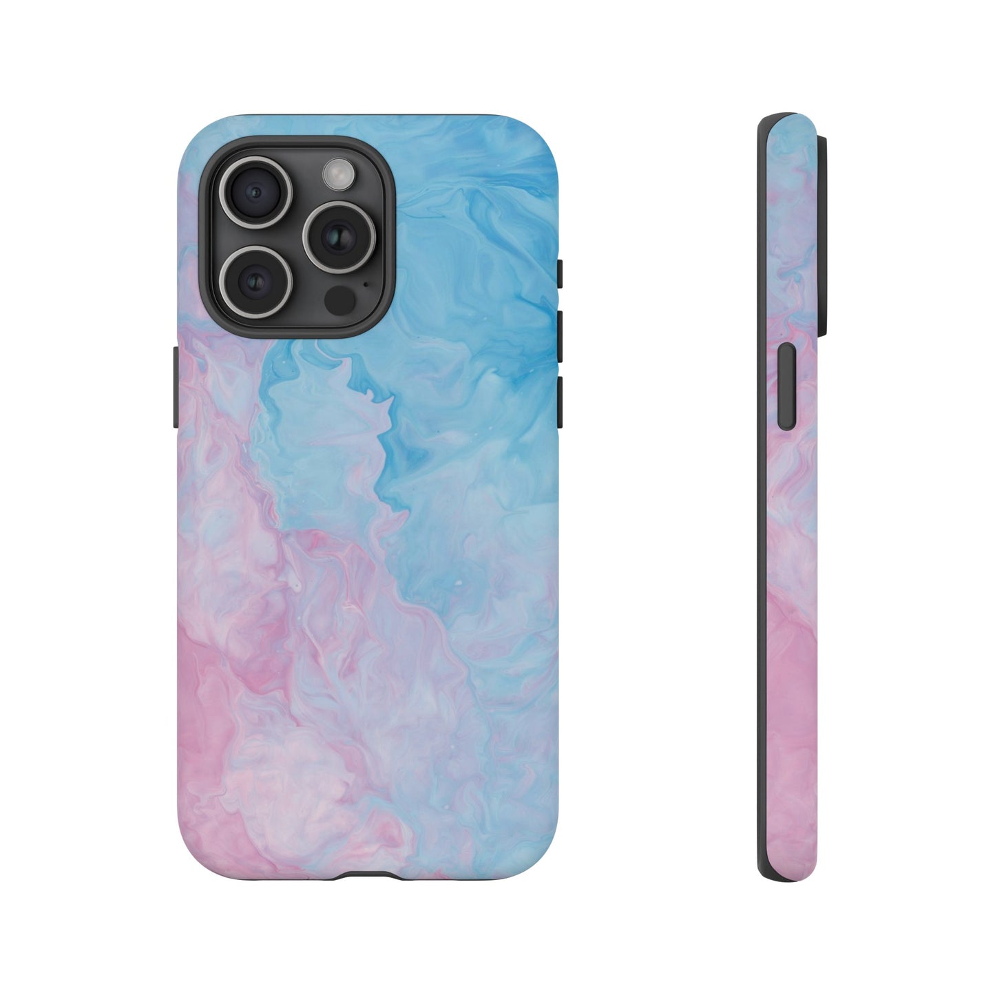 Splash of Blue & Pink Wallpaper Phone Case |iPhone 15 Plus/ Pro, 14, 13, 12|Google Pixel 7, Pro, 5|Samsung Galaxy S23 All Major Phone Models