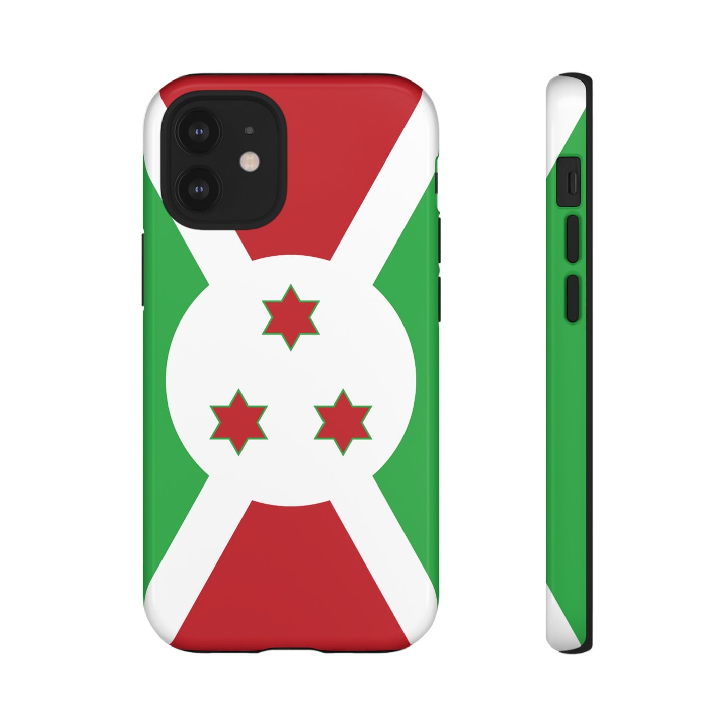 Burundi Flag Phone Case | iPhone 15 Plus/ Pro, 14, 13, 12| Google Pixel 7, Pro, 5| Samsung Galaxy S23 All Major Phone Models