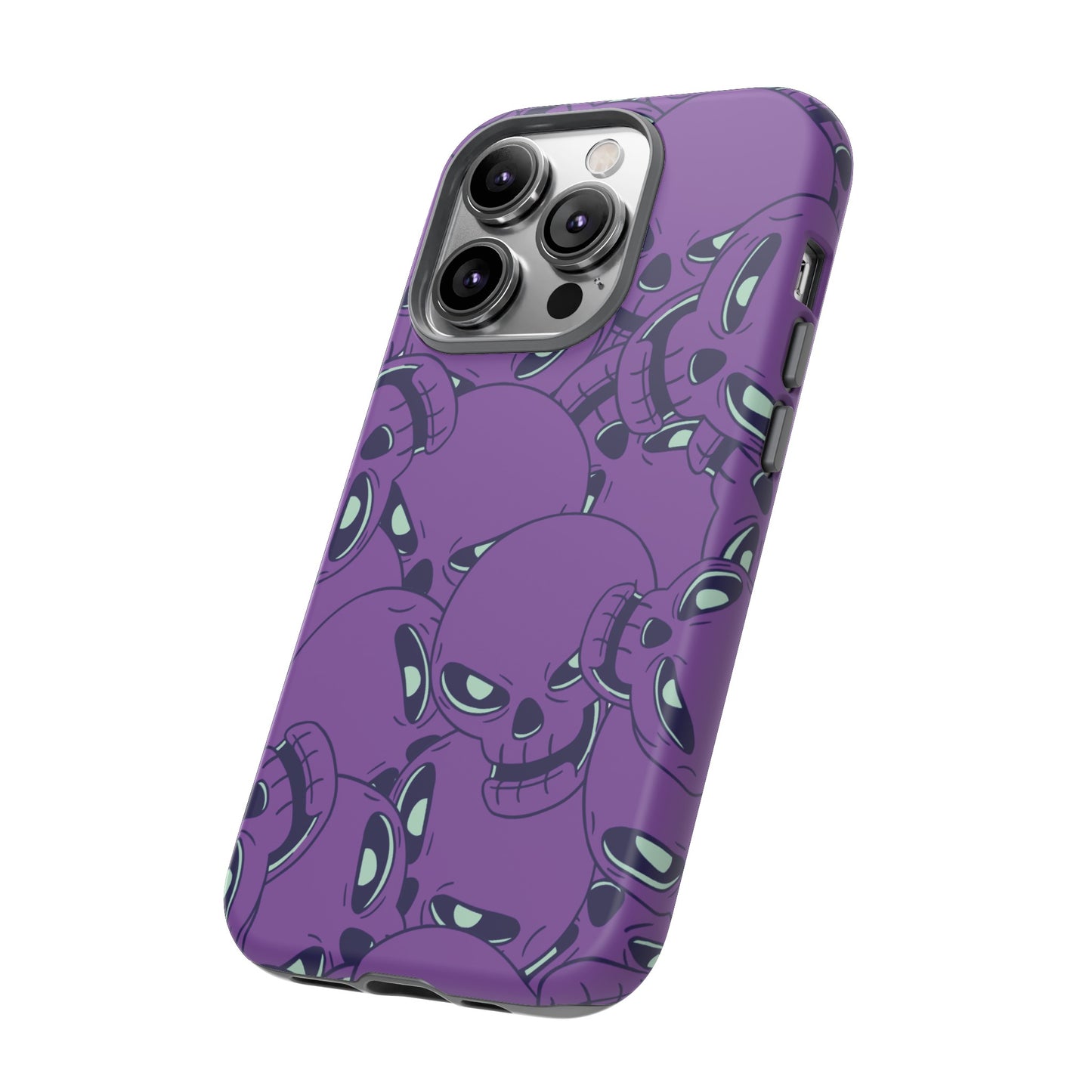 Glowing Skulls Wallpaper Phone Case | iPhone 15 Plus/ Pro, 14, 13, 12| Google Pixel 7, Pro, 5| Samsung Galaxy S23 All Major Phone Models