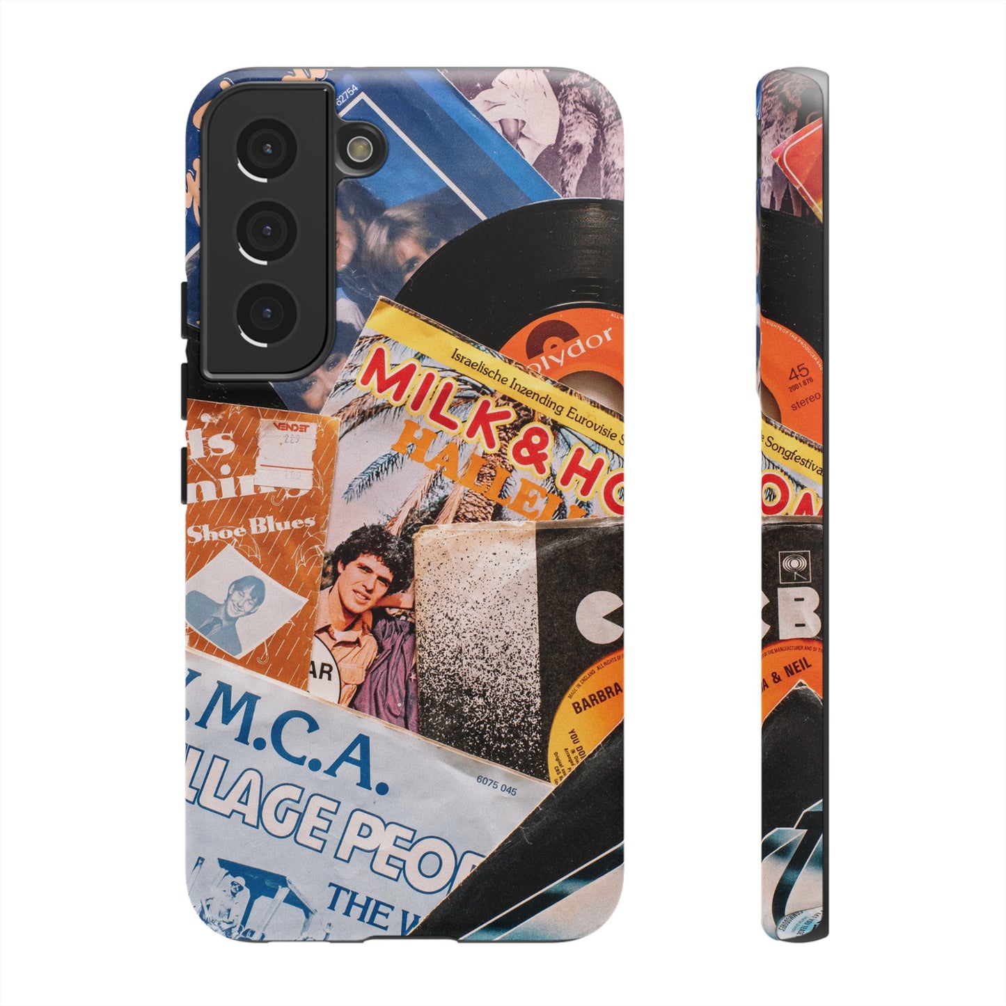 Retro Vinyl Wallpaper Phone Case | iPhone 15 Plus/ Pro, 14, 13, 12| Google Pixel 7, Pro, 5| Samsung Galaxy S23 All Major Phone Models