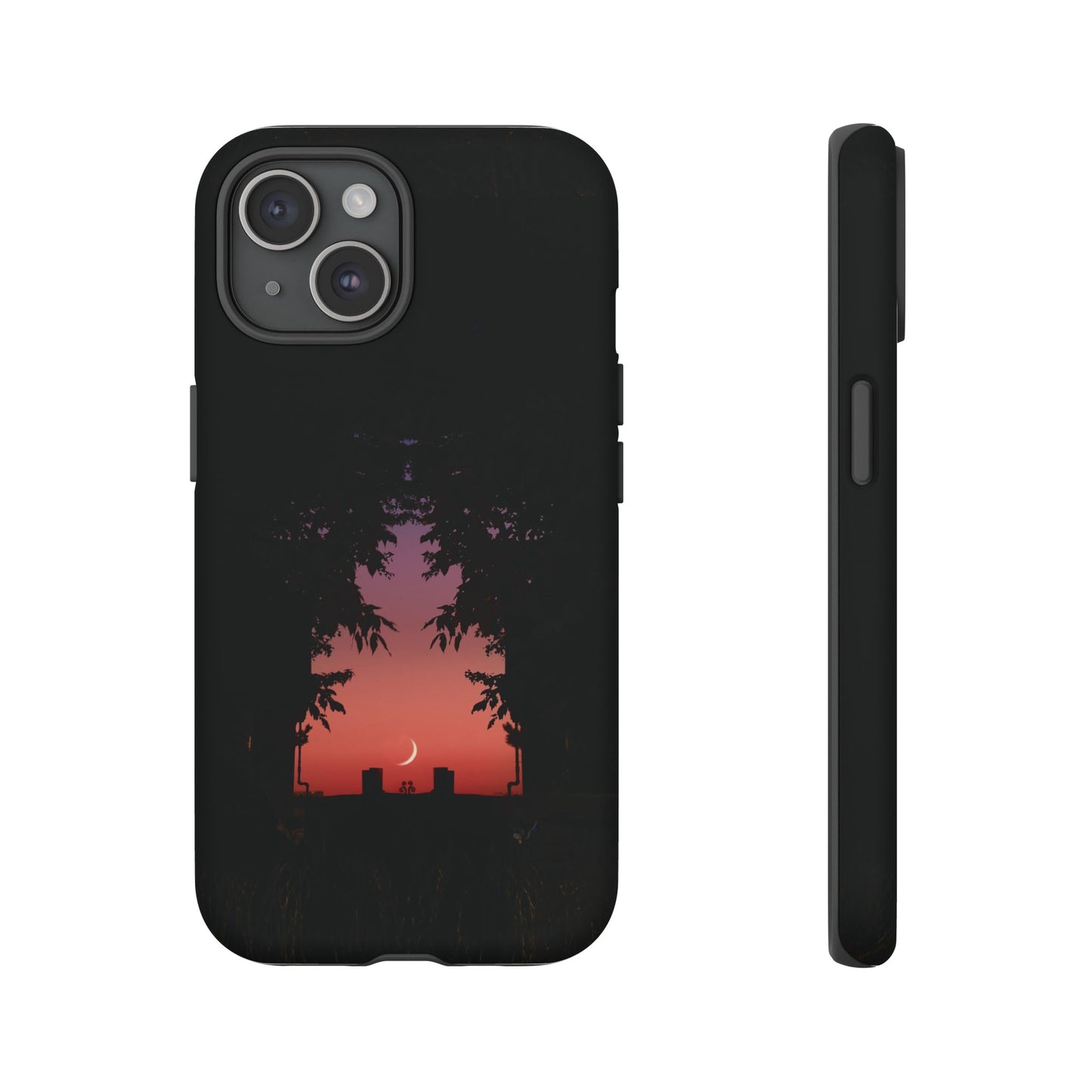 Crescent Night Wallpaper Phone Case | iPhone 15 Plus/ Pro, 14, 13, 12| Google Pixel 7, Pro, 5| Samsung Galaxy S23 All Major Phone Models