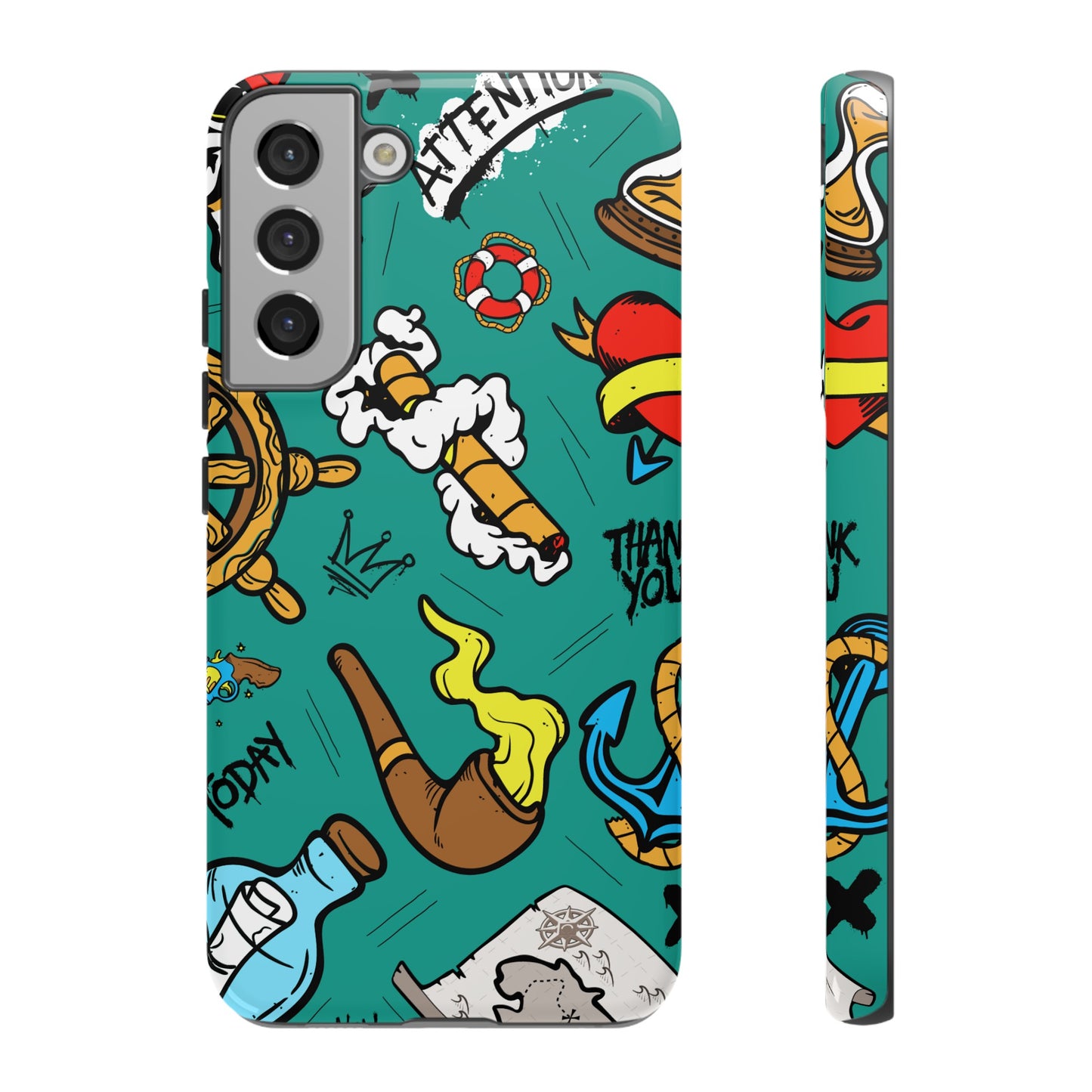 Pirate Wallpaper Phone Case | iPhone 15 Plus/ Pro, 14, 13, 12| Google Pixel 7, Pro, 5| Samsung Galaxy S23 All Major Phone Models