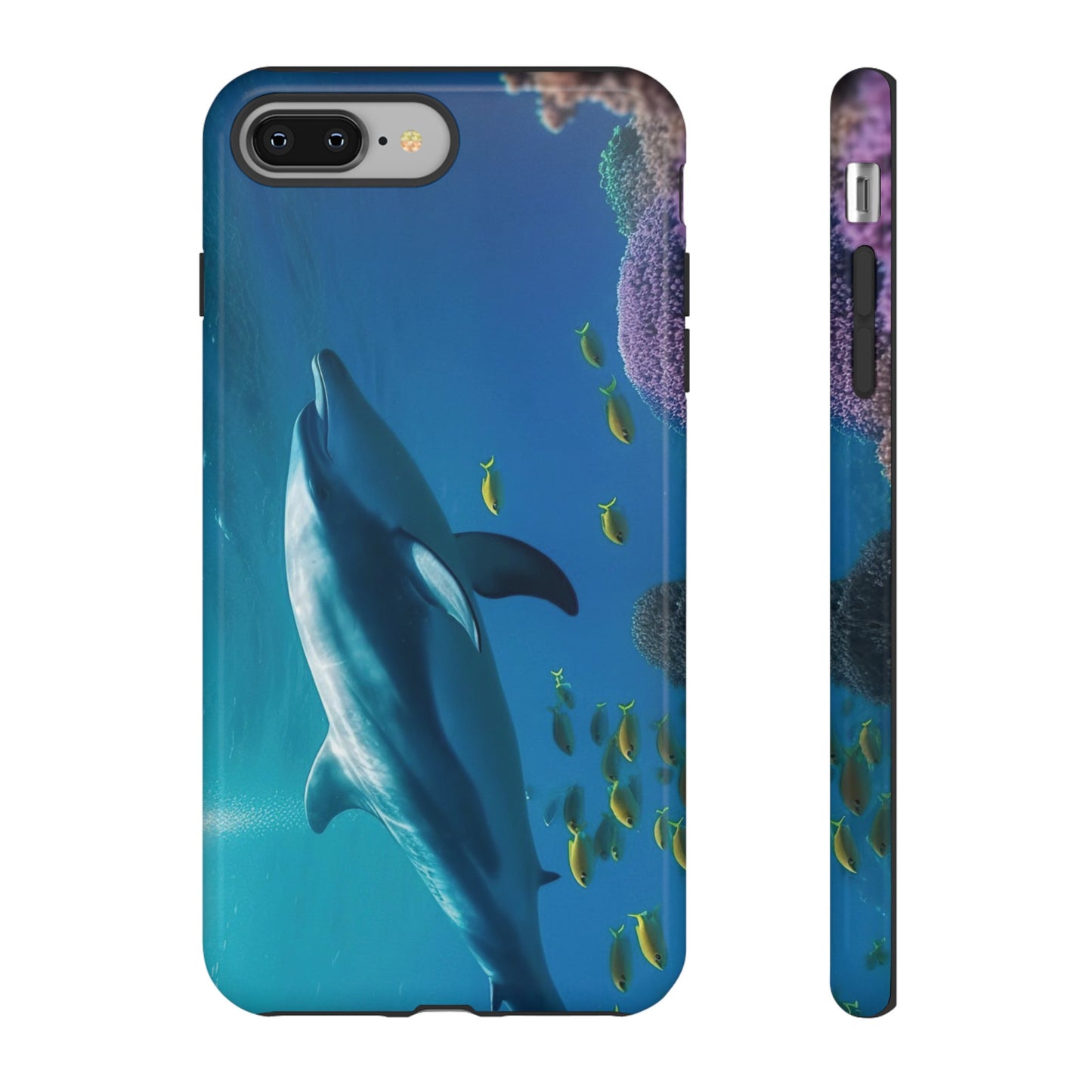 Dolphin Wallpaper Phone Case | iPhone 15 Plus/ Pro, 14, 13, 12| Google Pixel 7, Pro, 5| Samsung Galaxy S23 All Major Phone Models