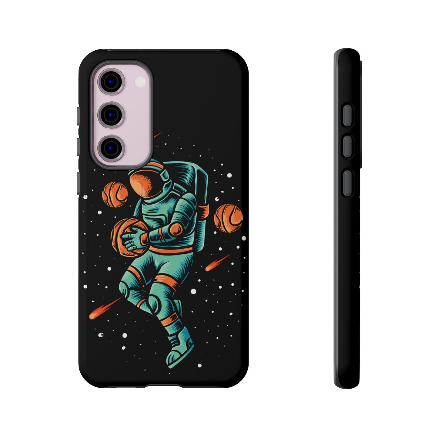 Space Basketball Phone Case | iPhone 15 Plus/ Pro, 14, 13, 12| Google Pixel 7, Pro, 5| Samsung Galaxy S23 All Major Phone Models