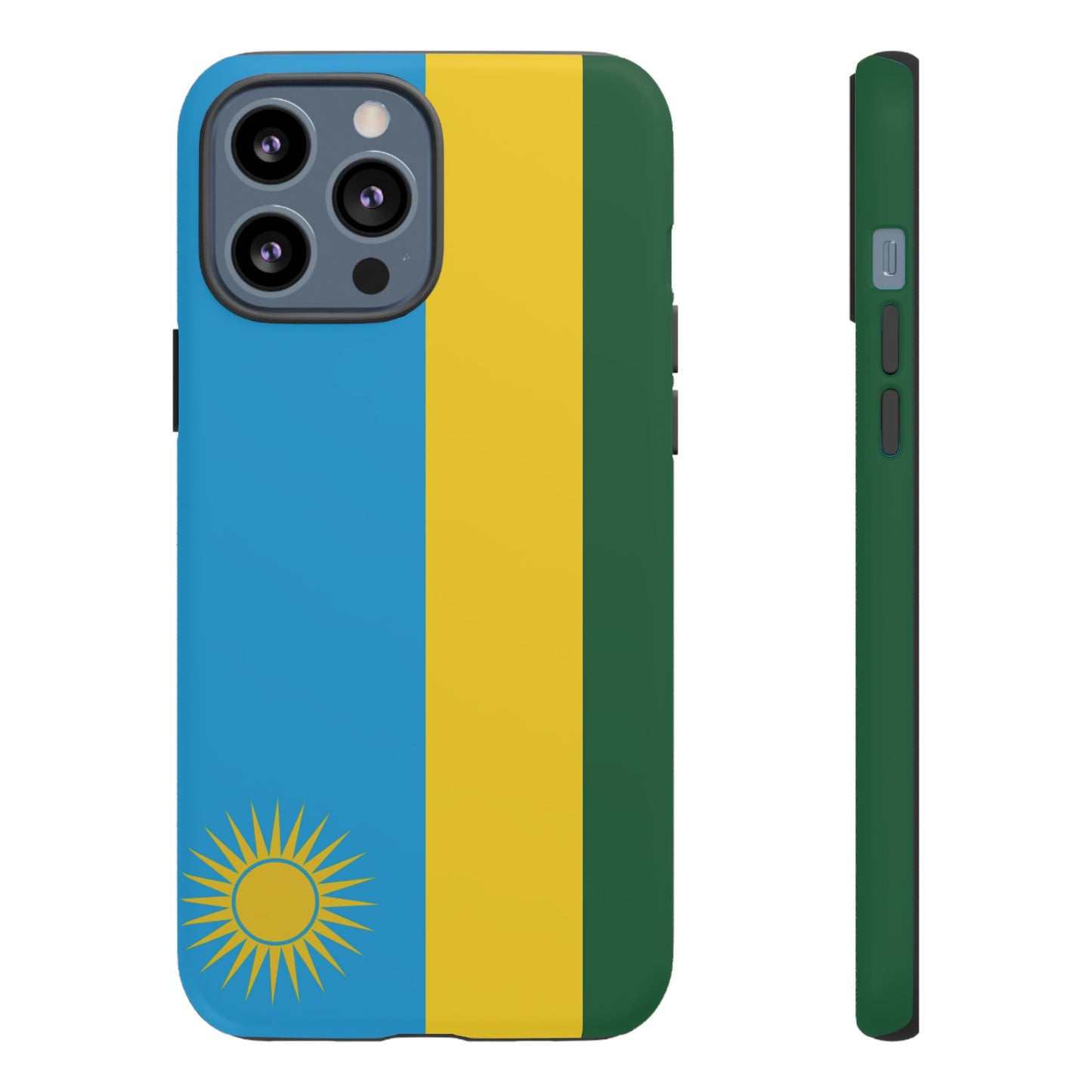 Rwanda Flag Phone Case | iPhone 15 Plus/ Pro, 14, 13, 12| Google Pixel 7, Pro, 5| Samsung Galaxy S23 All Major Phone Models