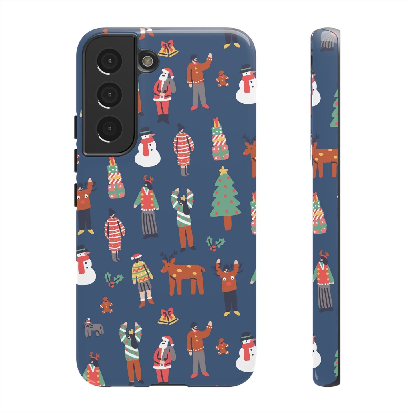 Christmas Party Wallpaper Phone Case | iPhone 15 Plus/ Pro, 14, 13, 12| Google Pixel 7, Pro, 5| Samsung Galaxy S23 All Major Phone Models