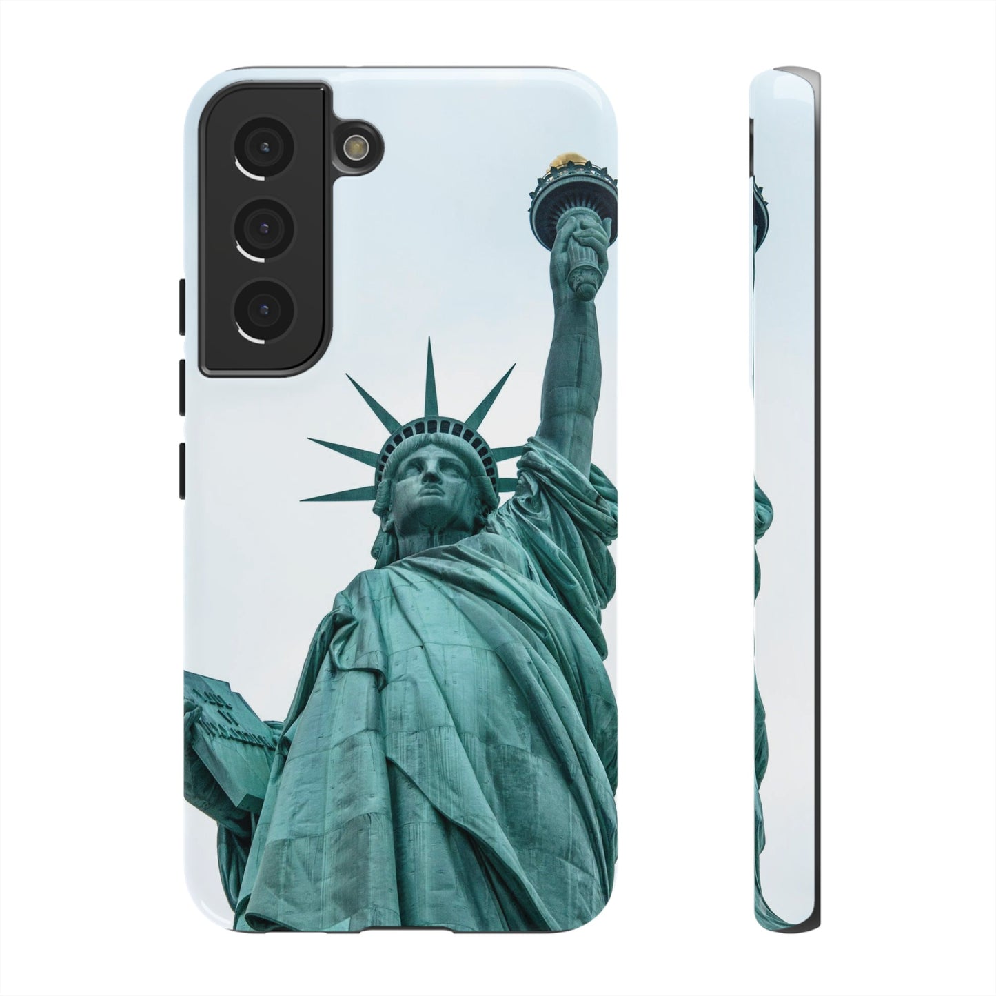 Statue of Liberty Wallpaper Phone Case | iPhone 15 Plus/ Pro, 14, 13, 12| Google Pixel 7, Pro, 5| Samsung Galaxy S23 All Major Phone Models