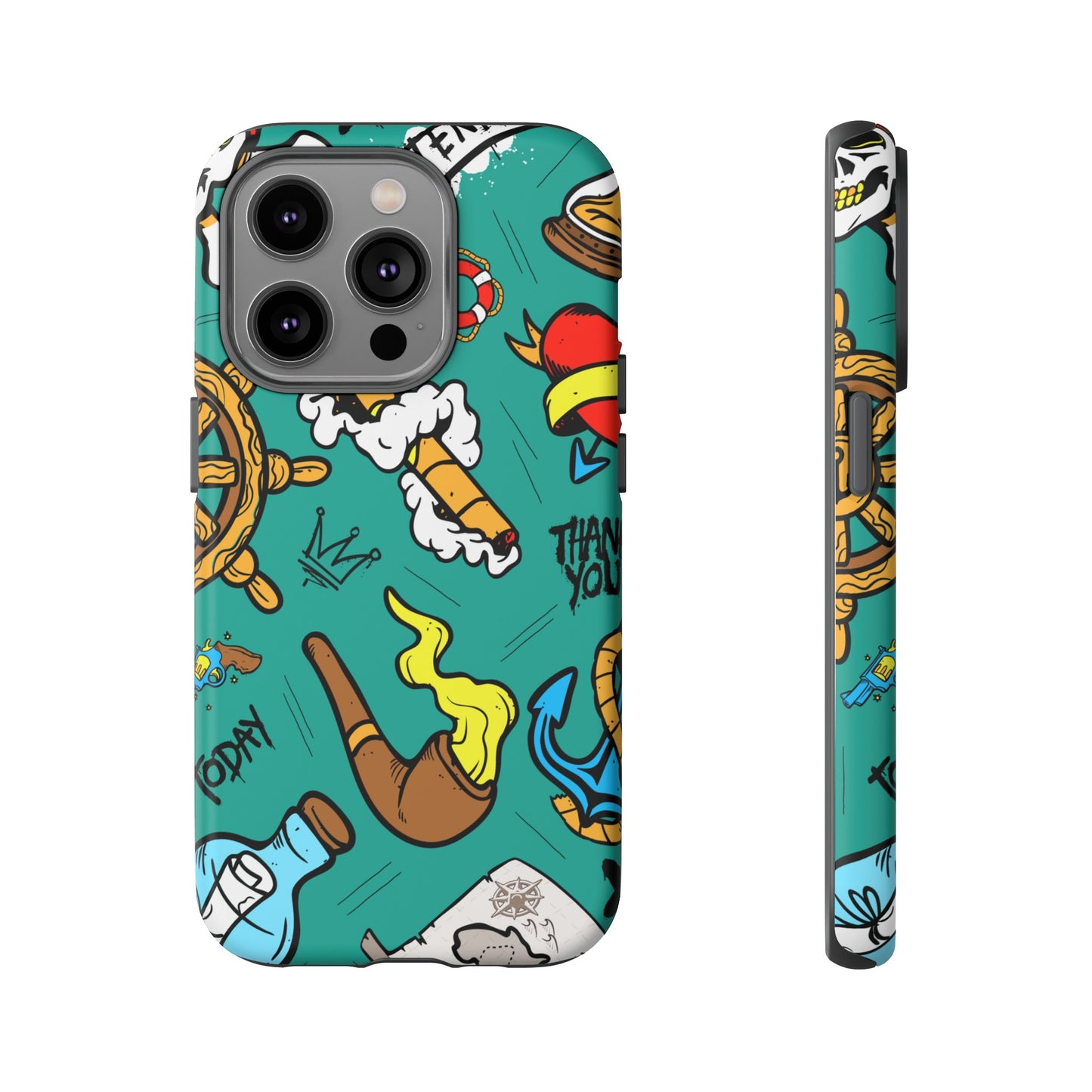 Pirate Wallpaper Phone Case | iPhone 15 Plus/ Pro, 14, 13, 12| Google Pixel 7, Pro, 5| Samsung Galaxy S23 All Major Phone Models