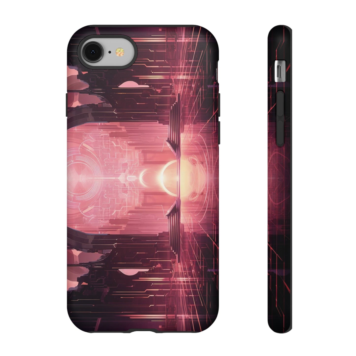 Sci-Fi Hall Wallpaper Phone Case | iPhone 15 Plus/ Pro, 14, 13, 12| Google Pixel 7, Pro, 5| Samsung Galaxy S23 All Major Phone Models