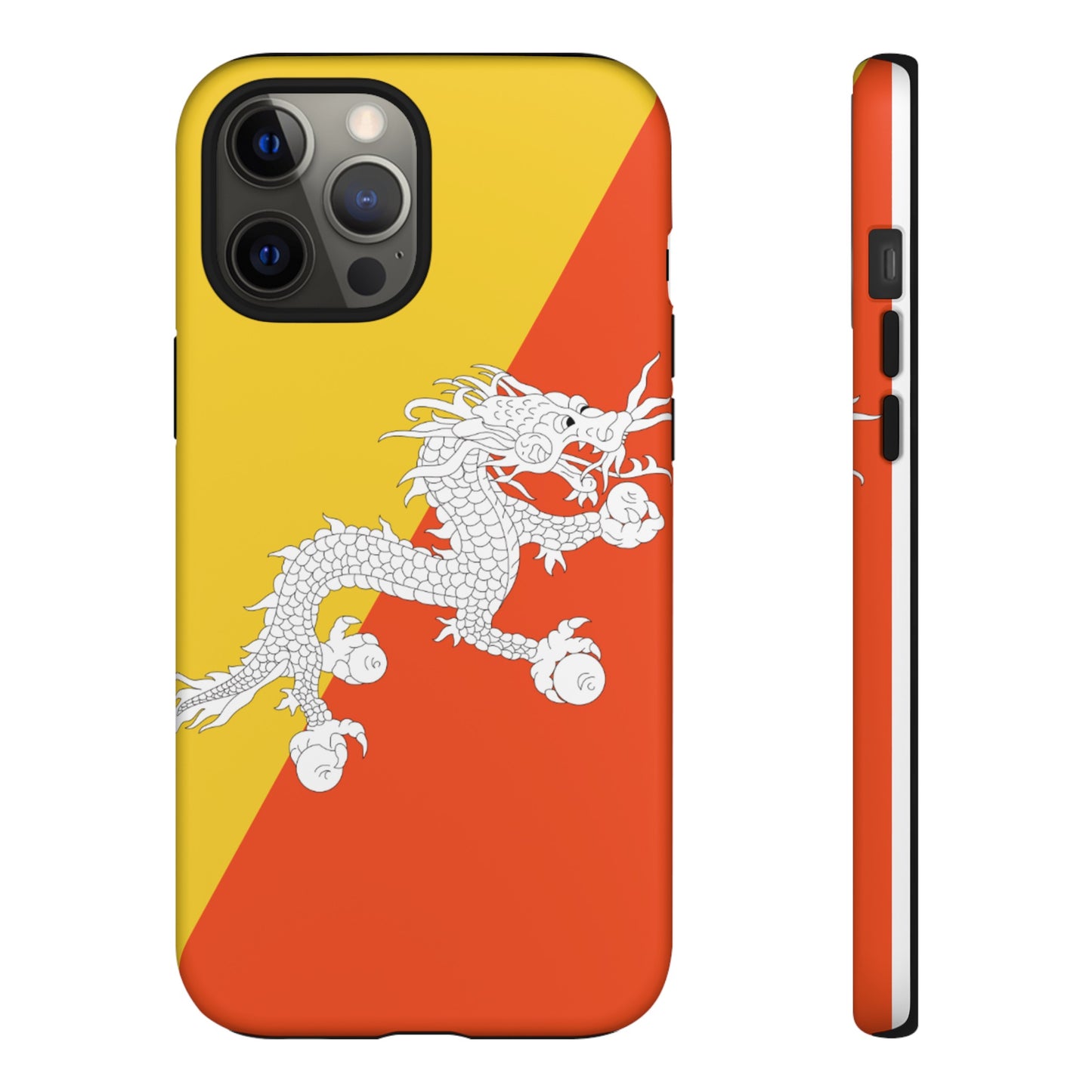 Bhutan Flag Phone Case | iPhone 15 Plus/ Pro, 14, 13, 12| Google Pixel 7, Pro, 5| Samsung Galaxy S23 All Major Phone Models