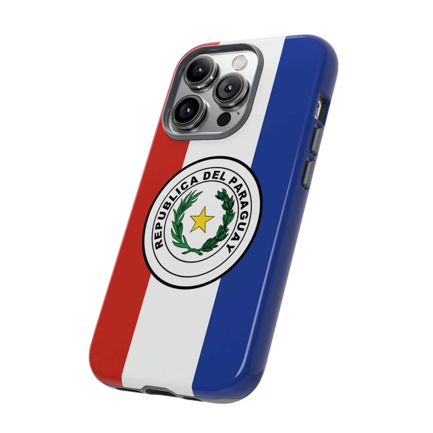 Paraguay Flag Phone Case | iPhone 15 Plus/ Pro, 14, 13, 12| Google Pixel 7, Pro, 5| Samsung Galaxy S23 All Major Phone Models