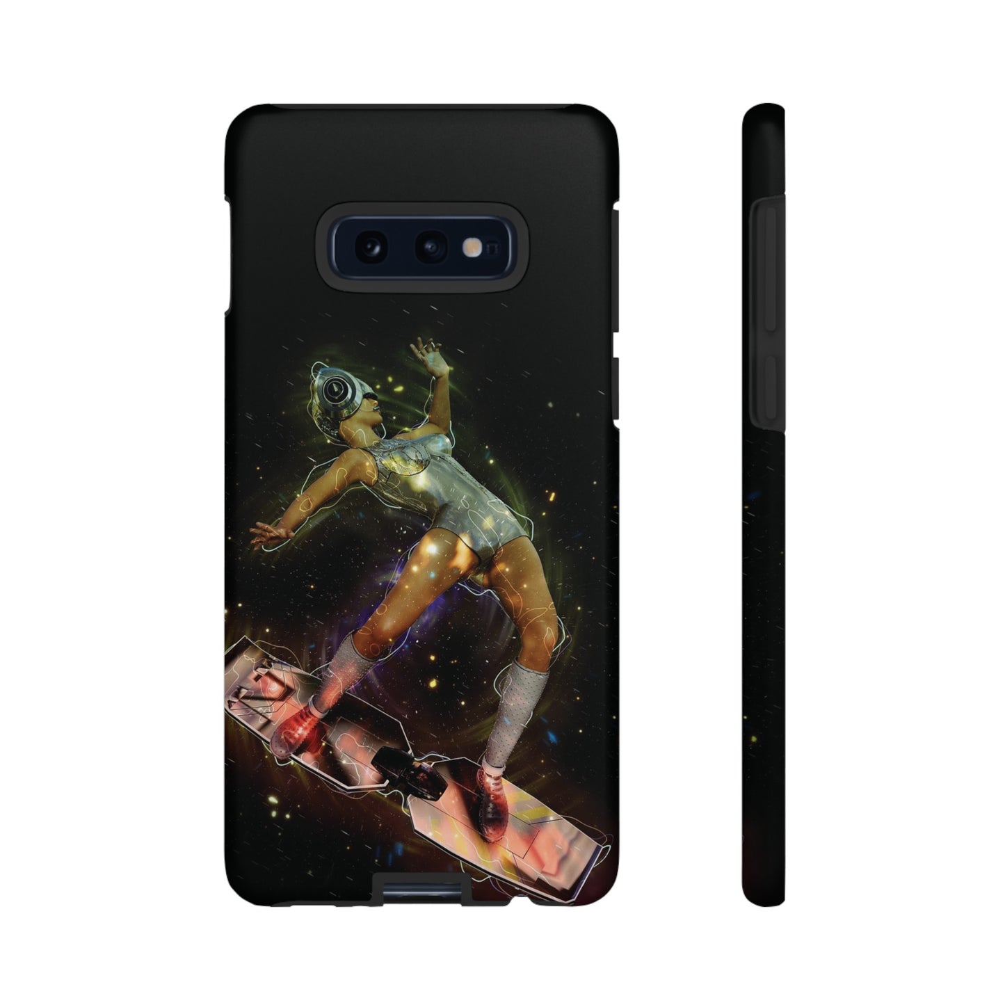 Sci-Fi Skateboard Wallpaper Phone Case | iPhone 15 Plus/ Pro, 14, 13, 12| Google Pixel 7, Pro, 5| Samsung Galaxy S23 All Major Phone Models