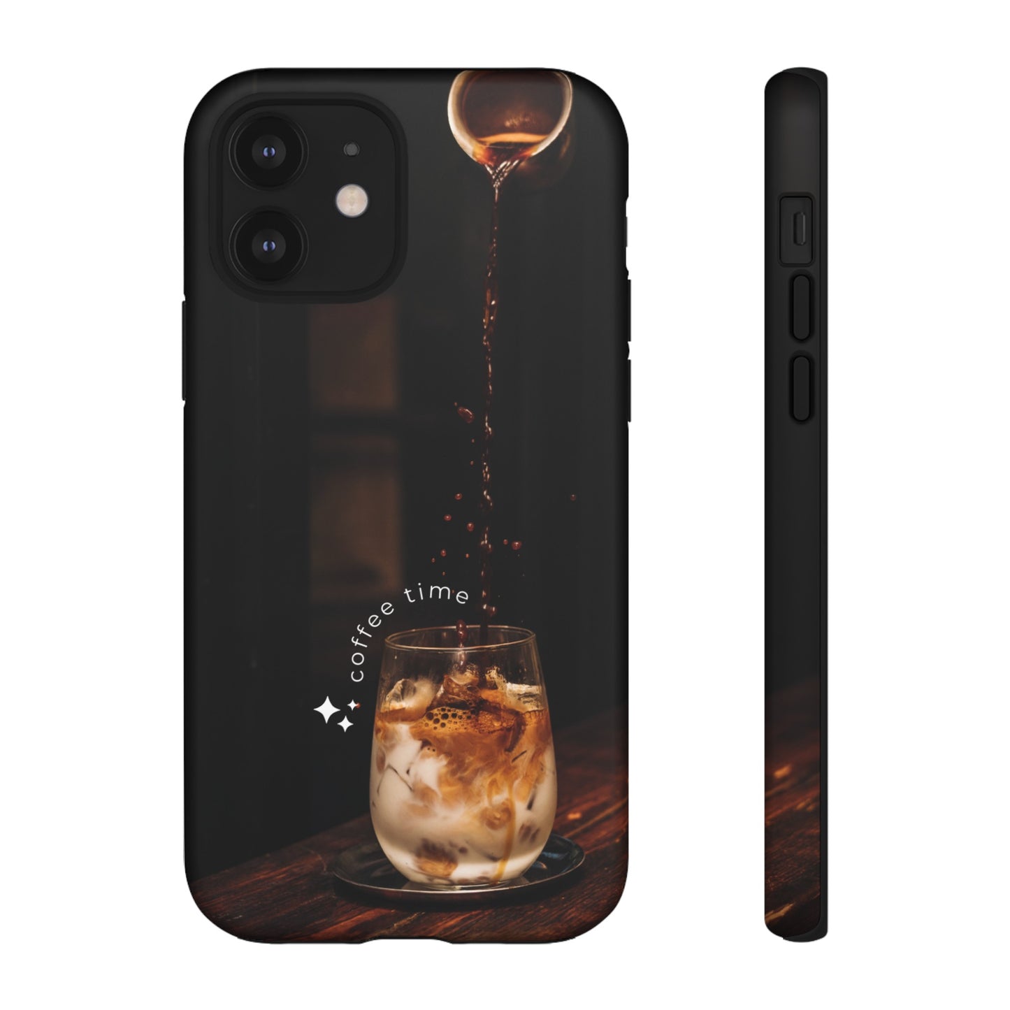 Coffee Time Wallpaper Phone Case | iPhone 15 Plus/ Pro, 14, 13, 12| Google Pixel 7, Pro, 5| Samsung Galaxy S23 All Major Phone Models