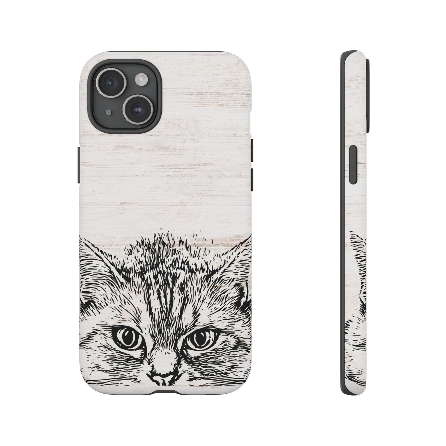 Close- Up Cat Wallpaper Phone Case | iPhone 15 Plus/ Pro, 14, 13, 12| Google Pixel 7, Pro, 5| Samsung Galaxy S23 All Major Phone Models