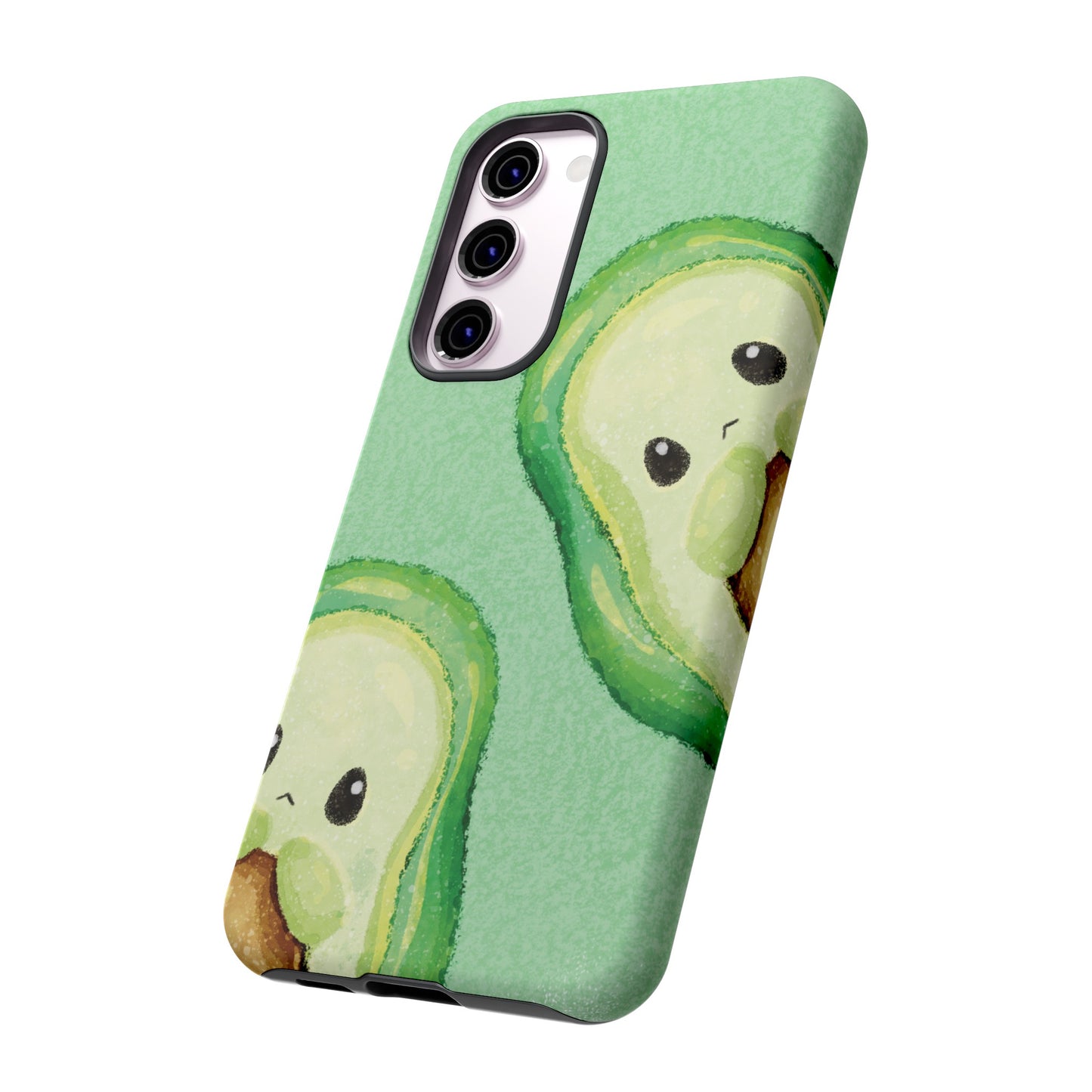 Avocado Friends Wallpaper Phone Case | iPhone 15 Plus/ Pro, 14, 13, 12| Google Pixel 7, Pro, 5| Samsung Galaxy S23 All Major Phone Models