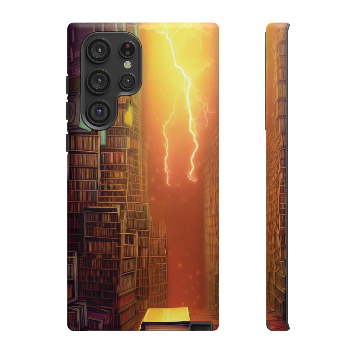 Lightning in the Library Wallpaper Phone Case | iPhone 15 Plus/ Pro, 14, 13, 12| Google Pixel 7, Pro, 5| Samsung Galaxy S23 All Major Phone Models