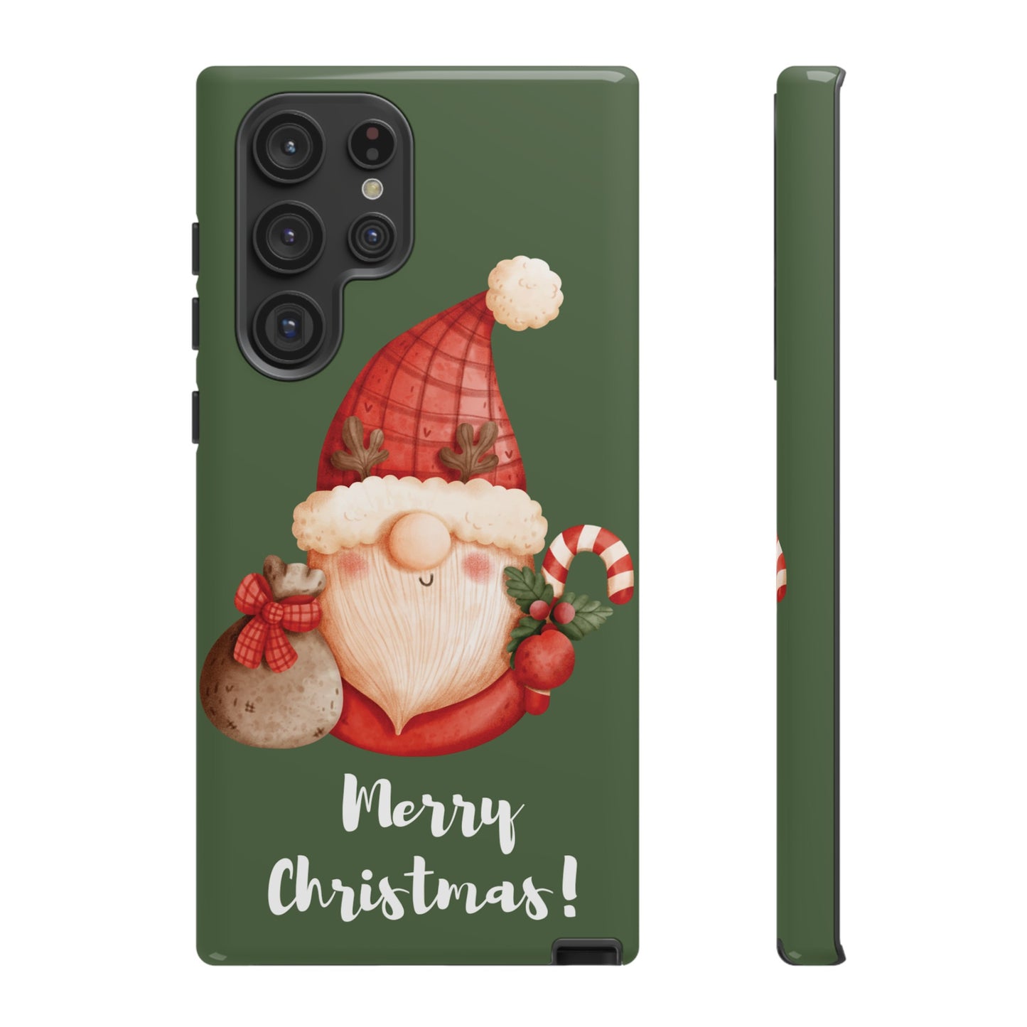 Cute Merry Christmas Wallpaper Phone Case | iPhone 15 Plus/ Pro, 14, 13, 12| Google Pixel 7, Pro, 5| Samsung Galaxy S23 All Major Phone Models