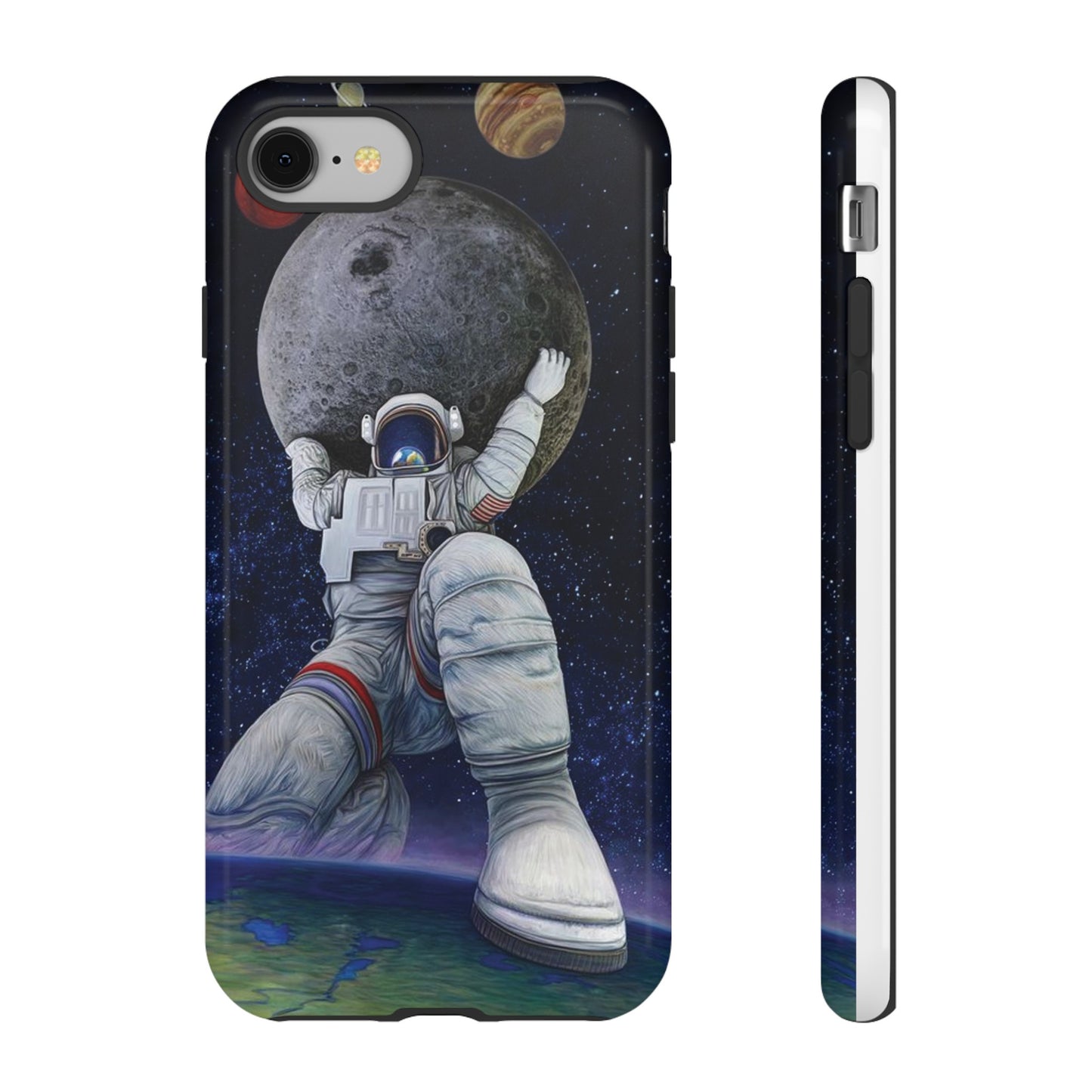 Astronaut Holding The Moon Phone Case | iPhone 15 Plus/ Pro, 14, 13, 12| Google Pixel 7, Pro, 5| Samsung Galaxy S23 All Major Phone Models