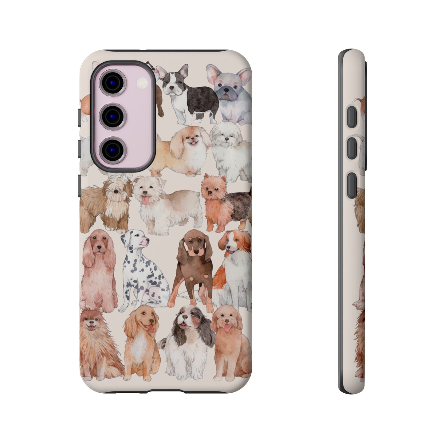 Dog Collage Wallpaper Phone Case | iPhone 15 Plus/ Pro, 14, 13, 12| Google Pixel 7, Pro, 5| Samsung Galaxy S23 All Major Phone Models