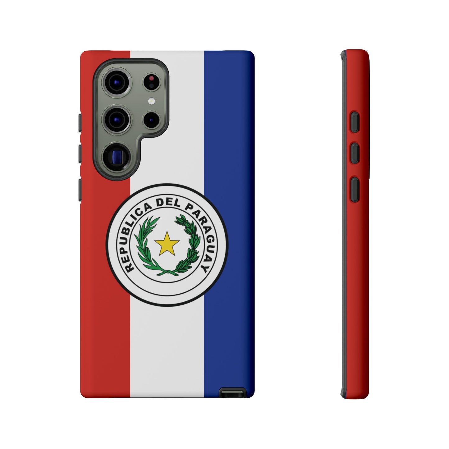 Paraguay Flag Phone Case | iPhone 15 Plus/ Pro, 14, 13, 12| Google Pixel 7, Pro, 5| Samsung Galaxy S23 All Major Phone Models