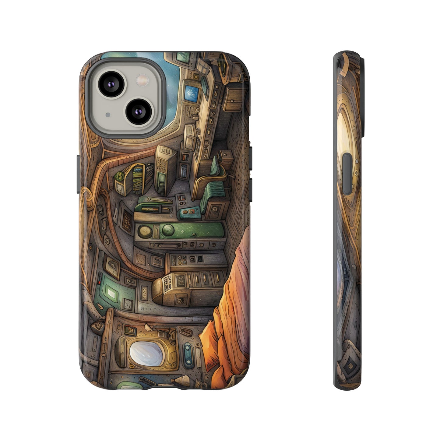 Cosy Spaceship Wallpaper Phone Case | iPhone 15 Plus/ Pro, 14, 13, 12| Google Pixel 7, Pro, 5| Samsung Galaxy S23 All Major Phone Models