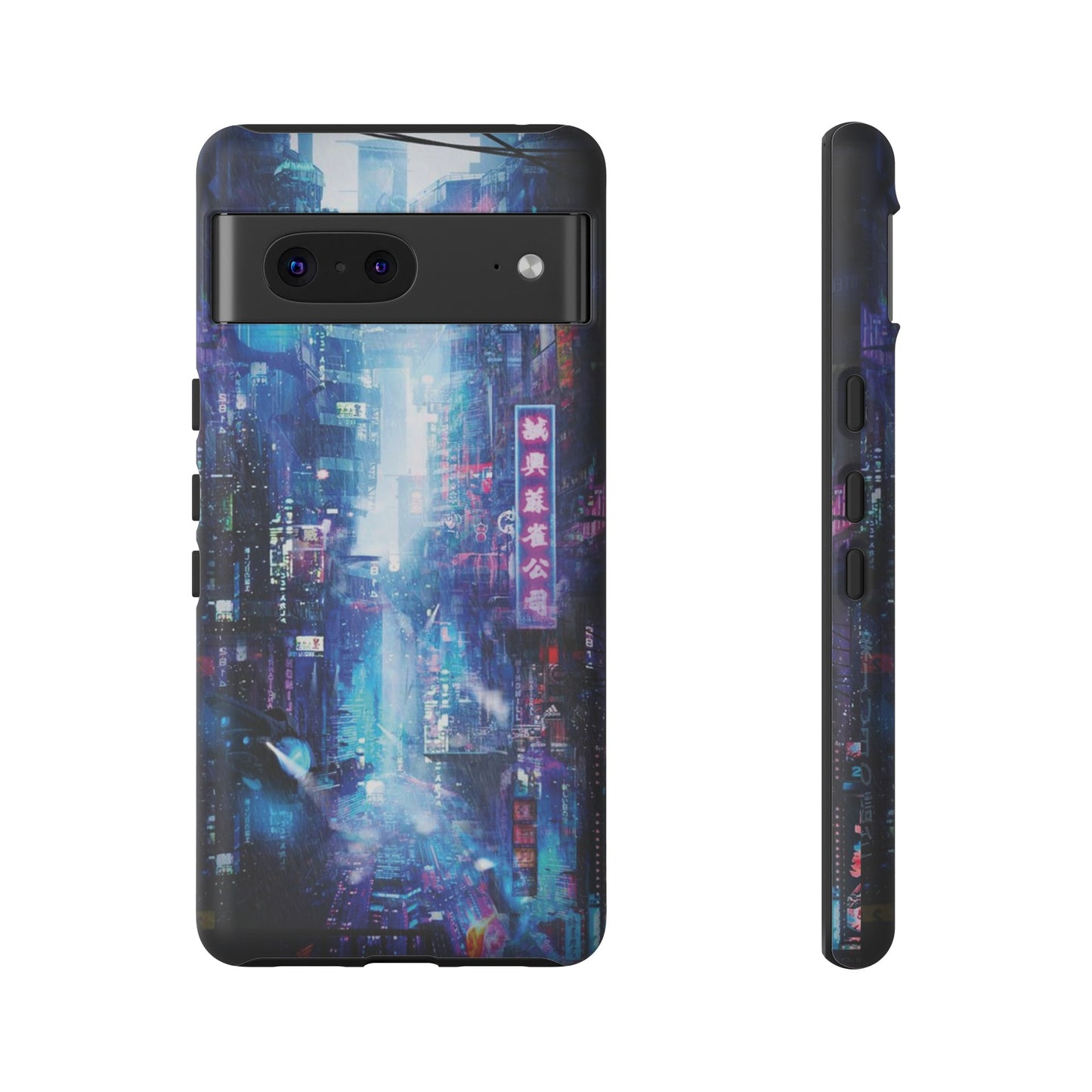 Night Life Futuristic City Wallpaper Phone Case | iPhone 15 Plus/ Pro, 14, 13, 12| Google Pixel 7, Pro, 5| Samsung Galaxy S23 All Major Phone Models