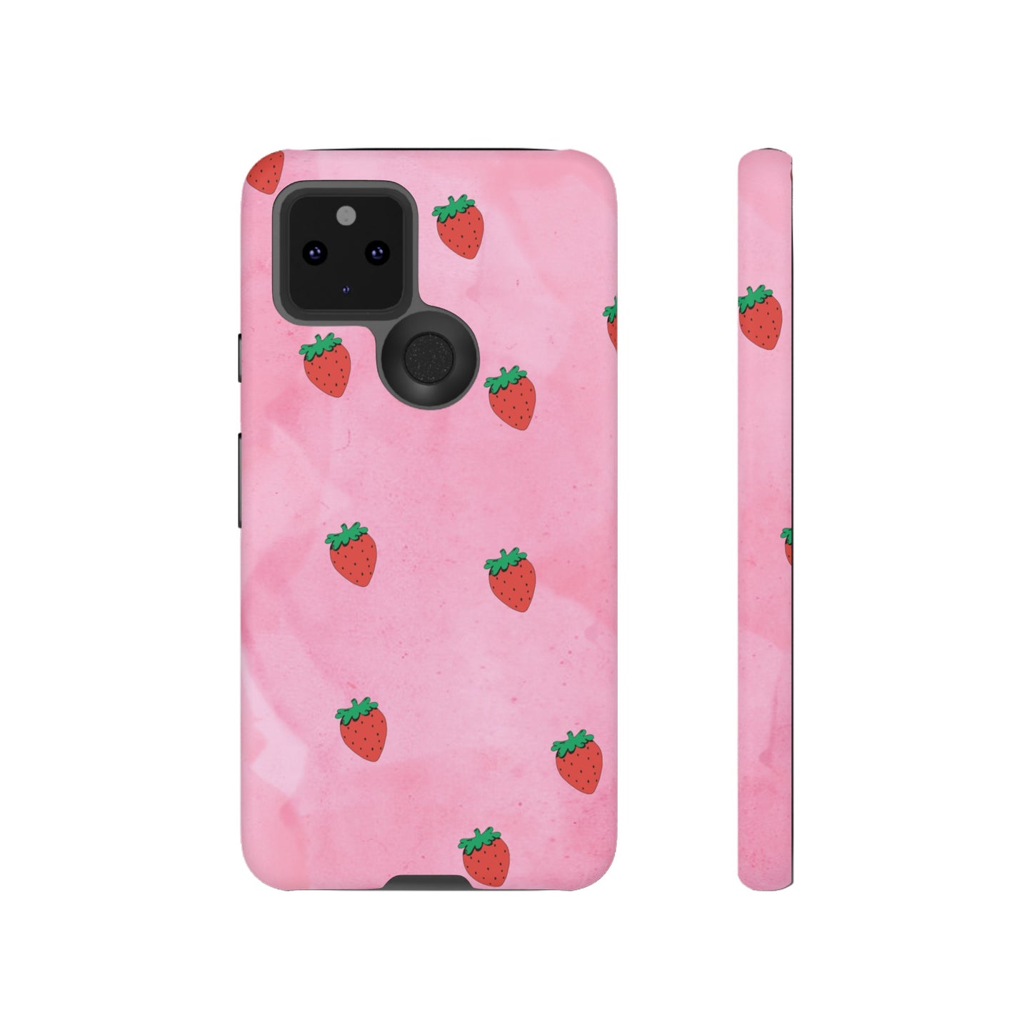 Strawberry Wallpaper Phone Case | iPhone 15 Plus/ Pro, 14, 13, 12| Google Pixel 7, Pro, 5| Samsung Galaxy S23 All Major Phone Models