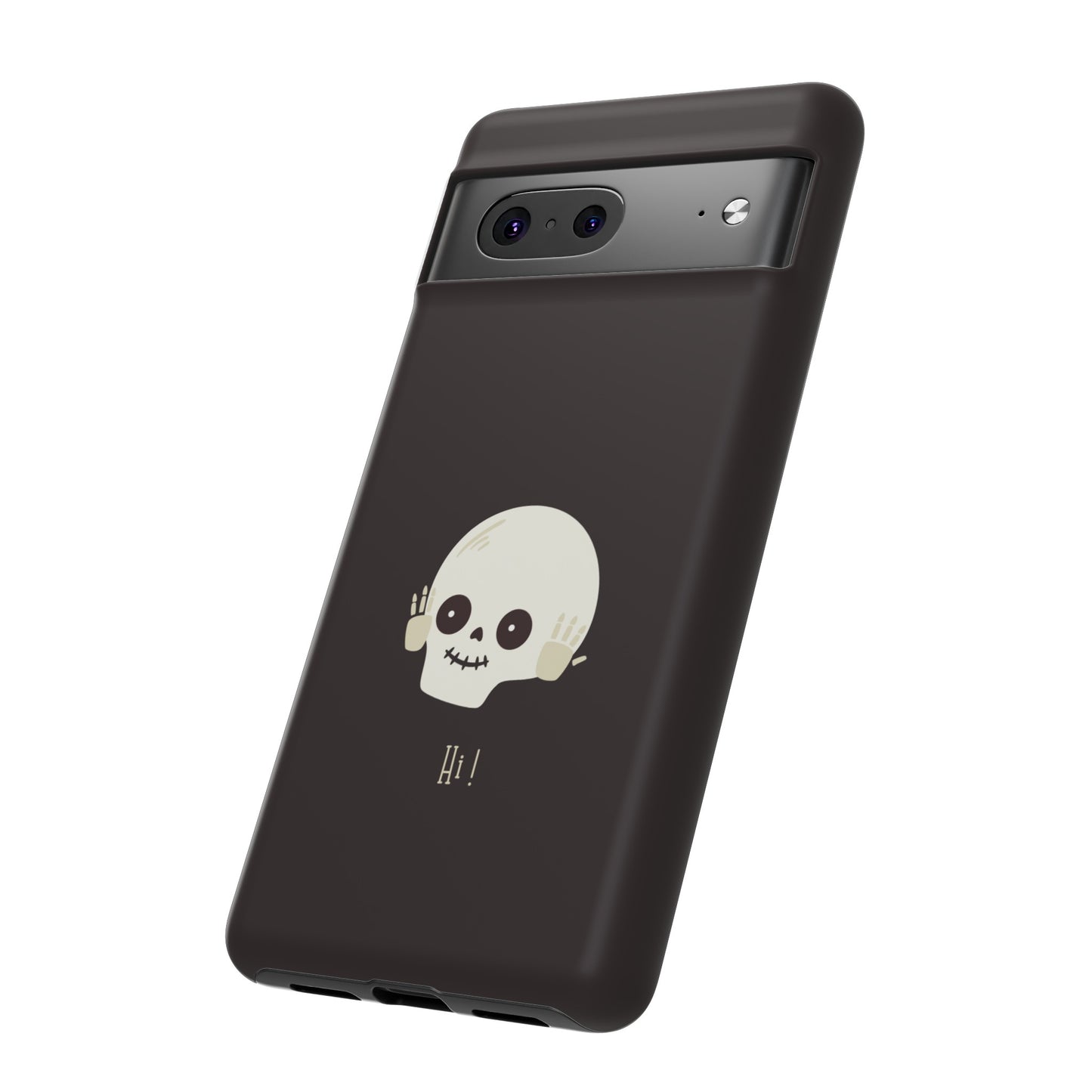 Hello Skull Phone Case | iPhone 15 Plus/ Pro, 14, 13, 12| Google Pixel 7, Pro, 5| Samsung Galaxy S23 All Major Phone Models